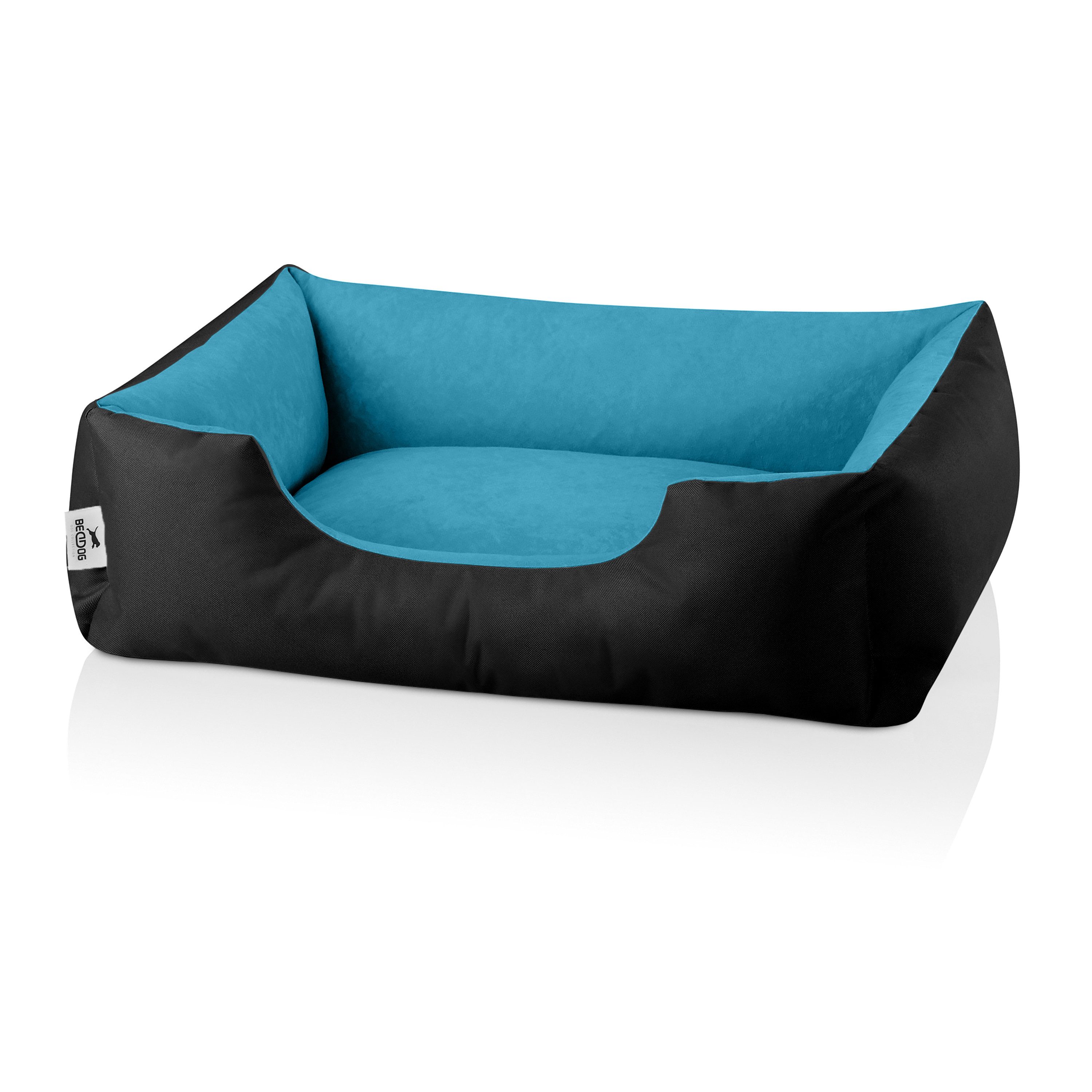 Thumbnail - BedDog Tierbett Hundebett LUPI mit Rand, Bezug abnehmbar