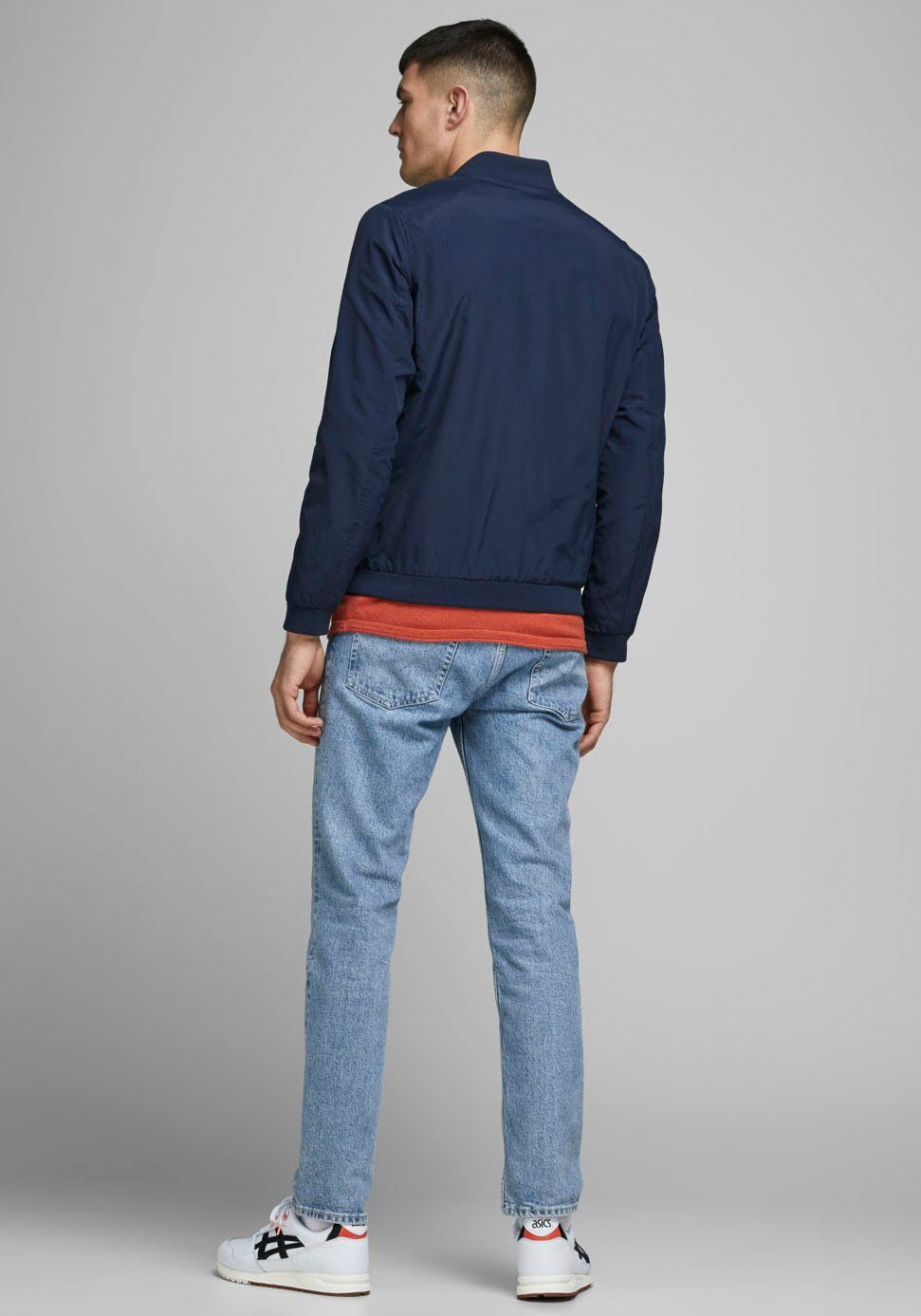 Jack & Jones Blouson JJERUSH mit Stehkragen und Reißverschlusstaschen unifa günstig online kaufen