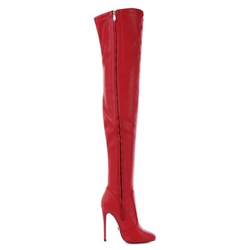 Giaro Giaro Belinda Rot Stiefel Overknee Überkniestiefel Lederstiefel Overkneestiefel Vegan