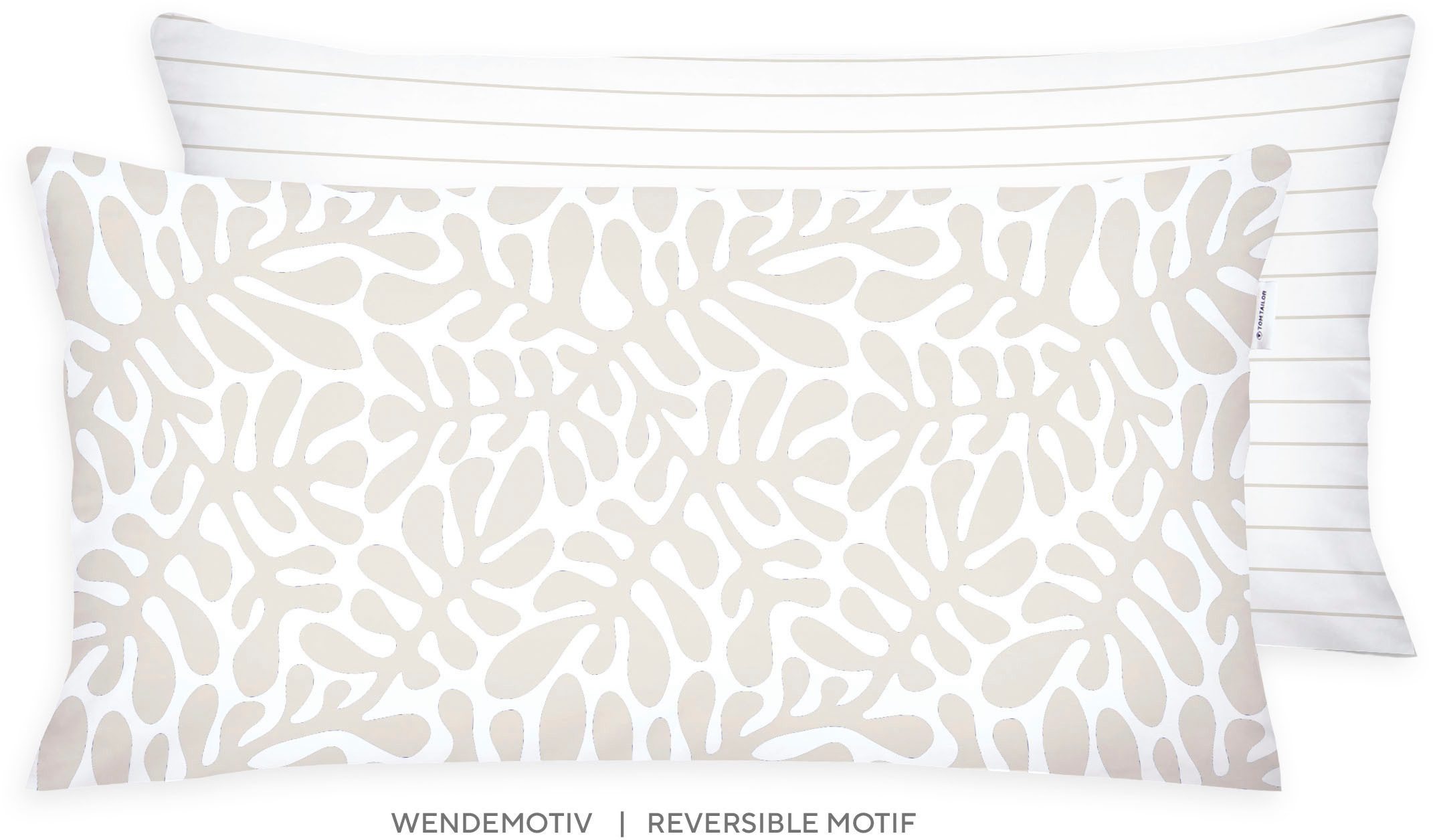 Kissenhülle new bedroom, ORGANIC LEAVES, 40x40cm oder 40x80cm