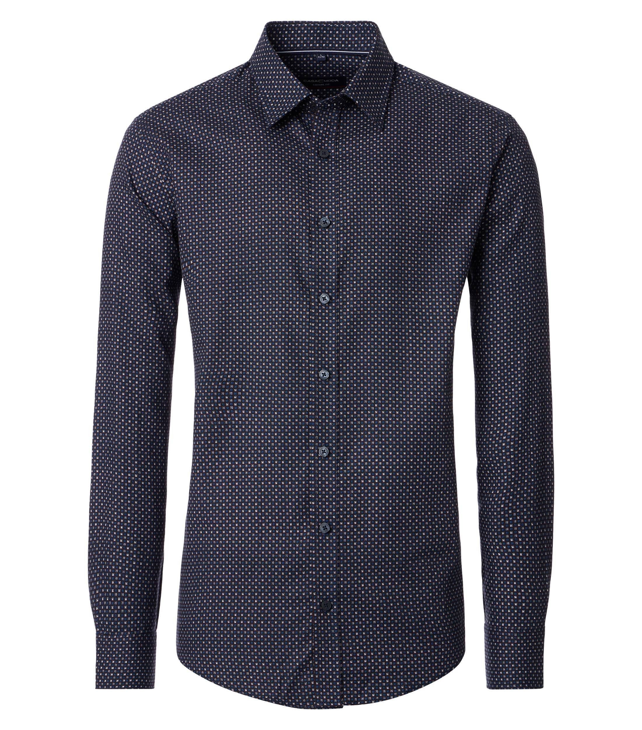 CASAMODA Langarmhemd CASAMODA Freizeithemd Print