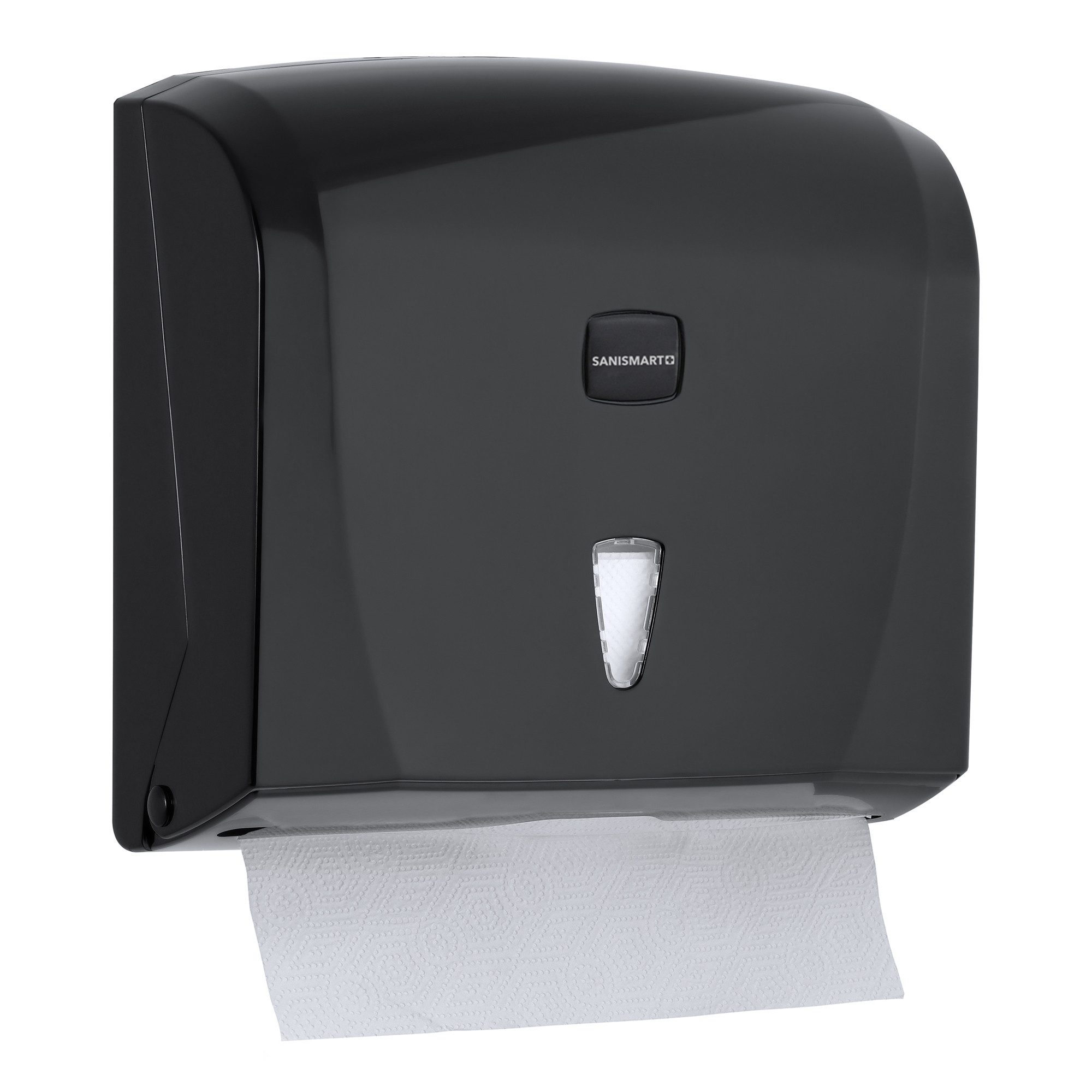 SANISMART Papierhandtuch SANISMART Handtuchspender SALVIA für 200 Blatt Z-Falz max. 24 cm