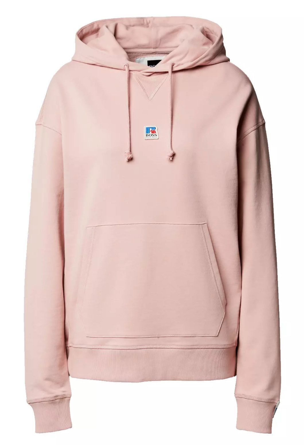 BOSS Kapuzensweatshirt BOSS X RUSSELL ATHLETIC Unisex Hoodie Lockere Oversize-Passform, Kapuze mit Kordelzug, Kängurutasche