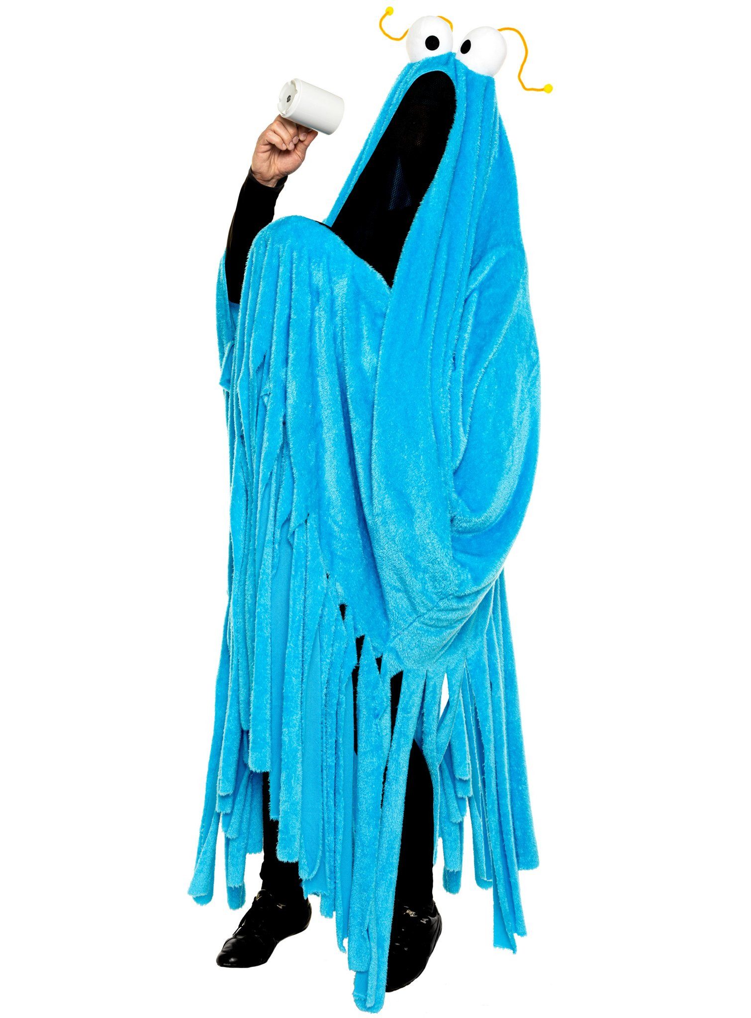 Maskworld Kostüm Die Sesamstraße – Yip Yip Marsianer Kostüm Alien, Lustiges und originalgetreues Kostüm der entdeckungsfreudigen Außeri