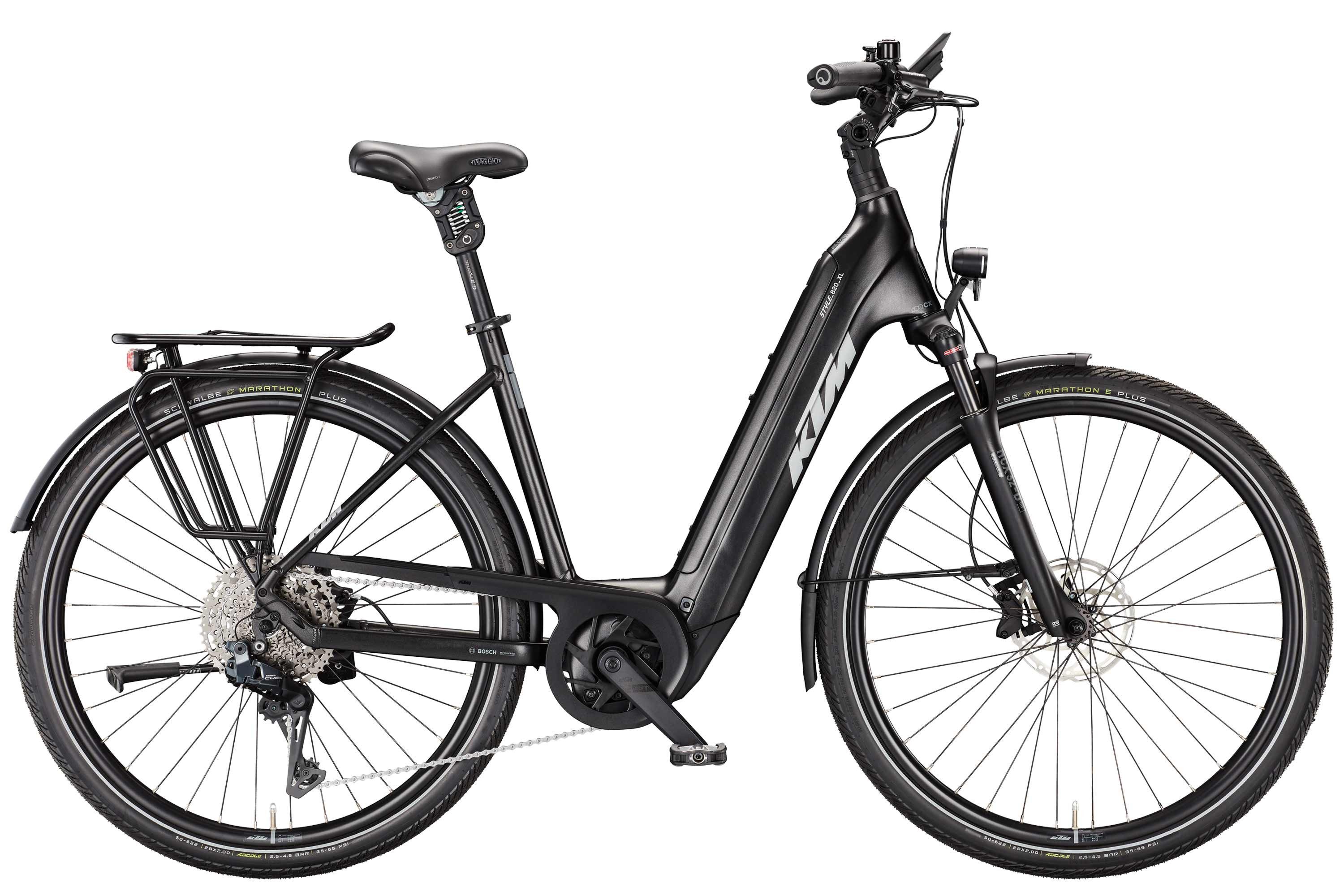 KTM E-Bike KTM Macina Style 820 XL Di2 800 Wh Damen schwarz 2026, 11 Gang SHIMANO CUES Di2 U8050-11 SGS shadow, Kettenschaltung, Bosch Performance Line CX GEN5 smart System, 800 Wh