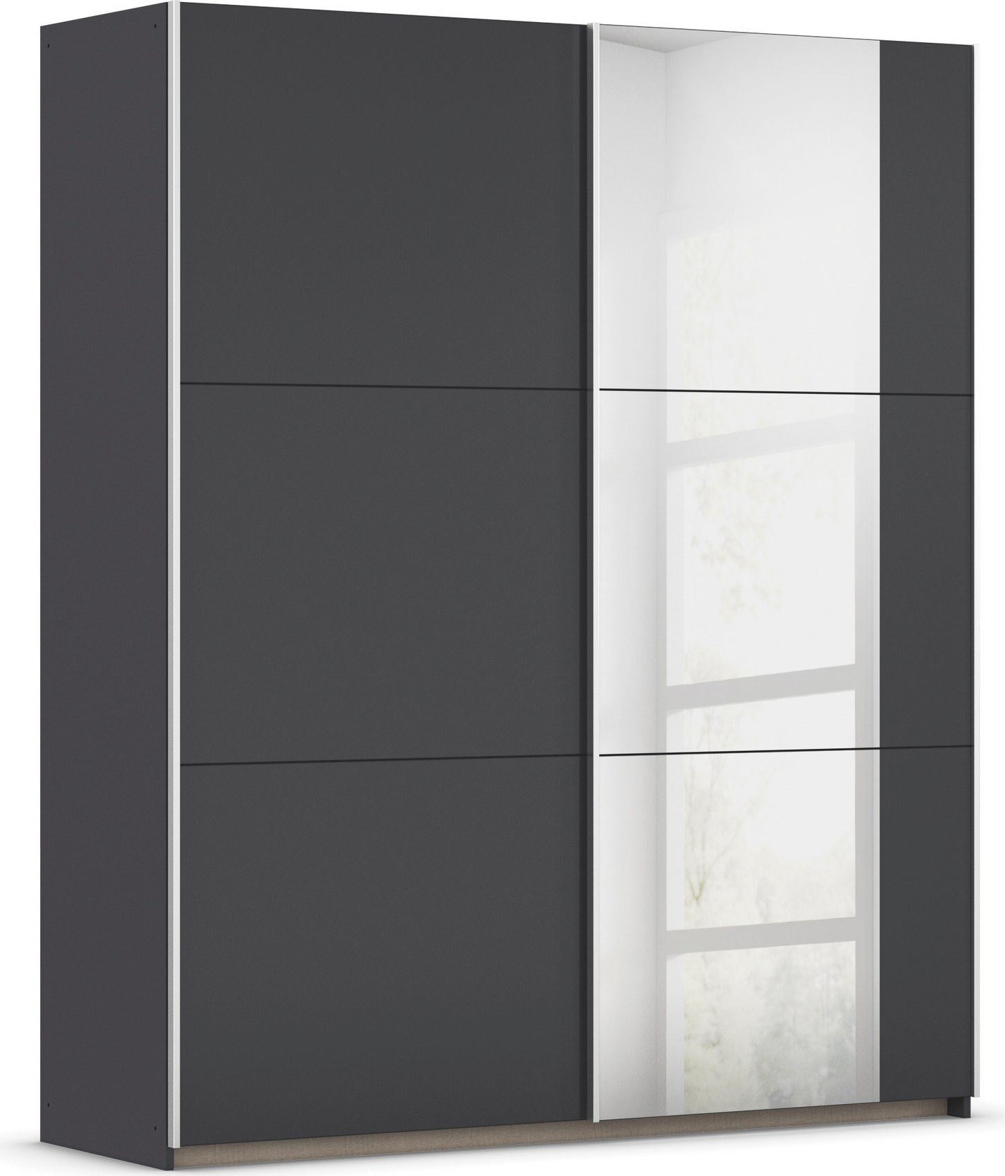 rauch Schwebetürenschrank Kleiderschrank Schrank Garderobe AURELIO (3 Ausstattungen BASIC/CLASSIC/PREMIUM (inkl. SOFT-CLOSE-FUNKTION) zeitloses Design, viele Farben, Breiten 175/218/261 cm MADE IN GERMANY