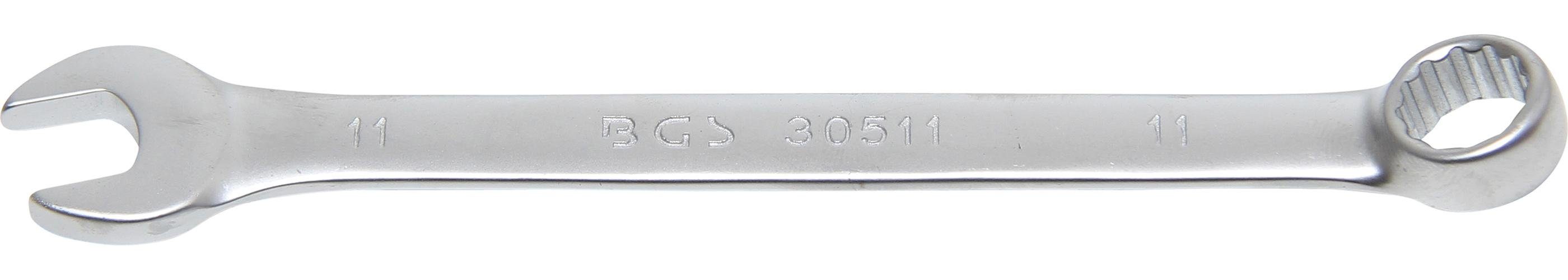 BGS technic Maulschlüssel Maul-Ringschlüssel, SW 11 mm