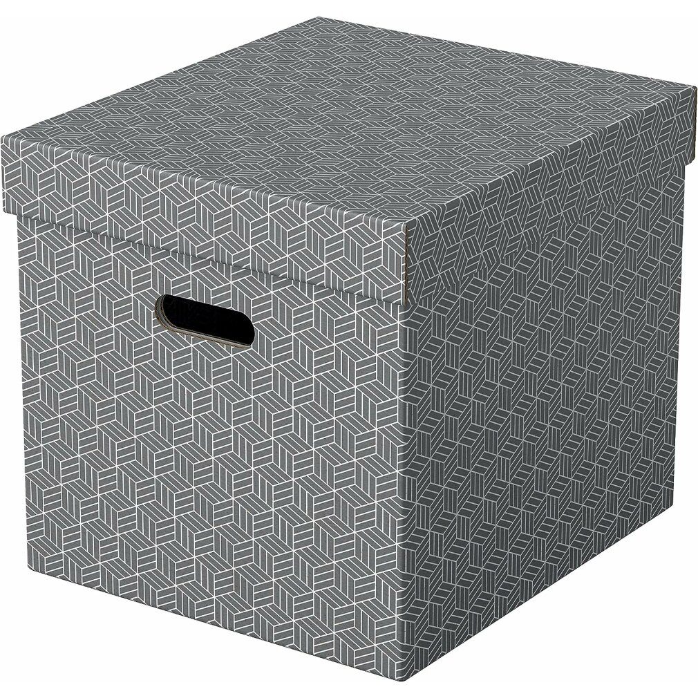 ESSELTE Aufbewahrungsbox 3 Home Aufbewahrungsboxen 33,0 l grau 32,0 x 36,5 x 31,5 cm