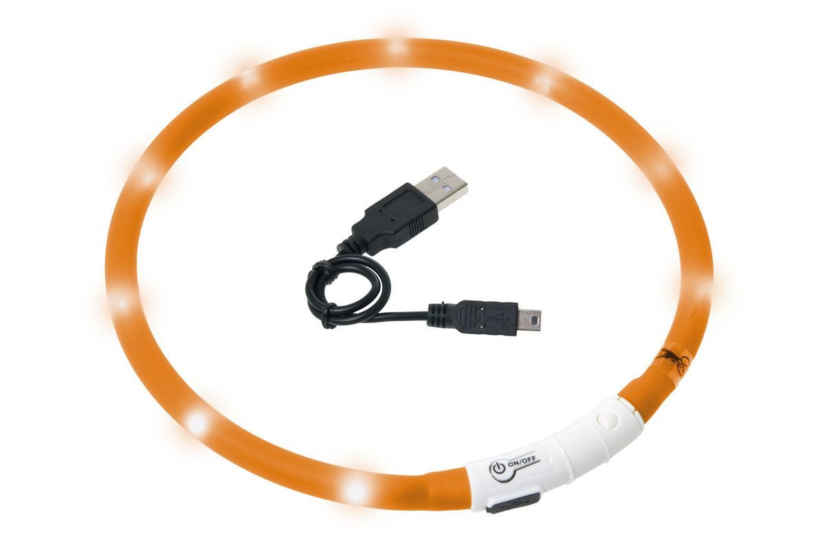 Leuchthalsband Visio Light LED Leuchthalsband 20 - 70 cm