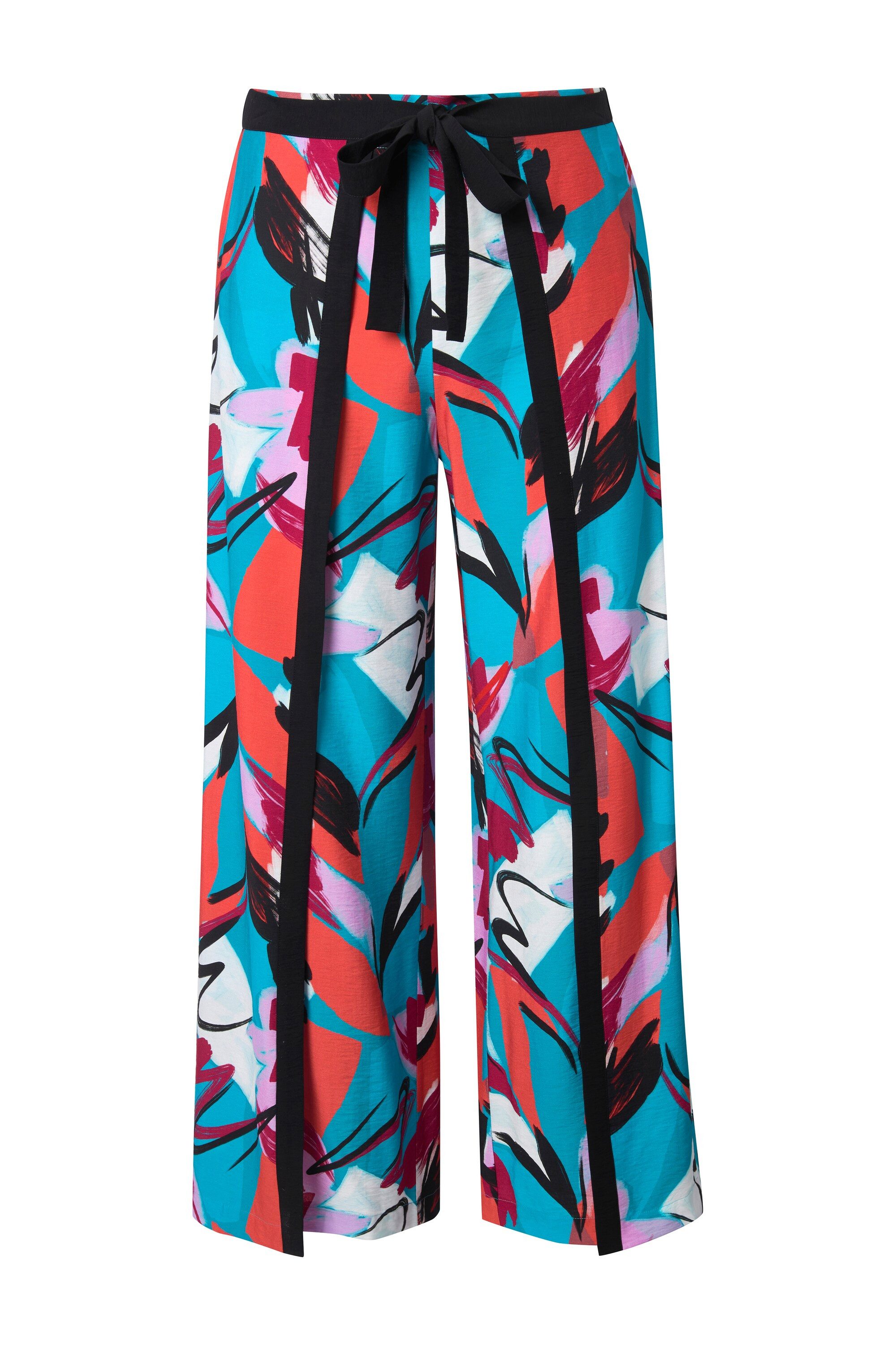 Schlupfhose Hose Rose Wickeloptik weites Bein Komfortbund