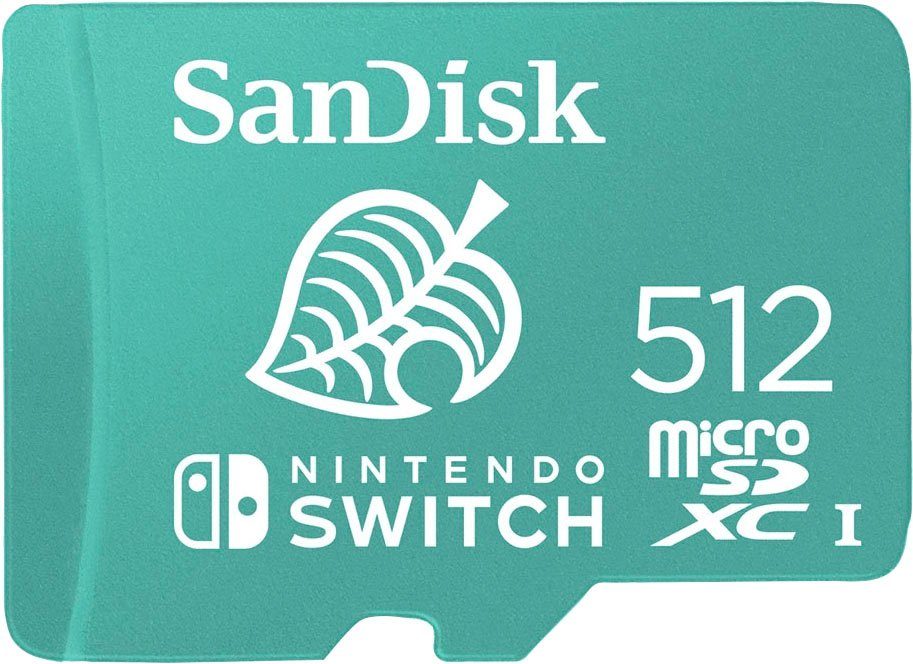 Sandisk microSDXC Extreme 512GB für Nintendo Switch Speicherkarte (512 GB, Class 10, 100 MB/s Lesegeschwindigkeit, A1/V30/U3/C10)