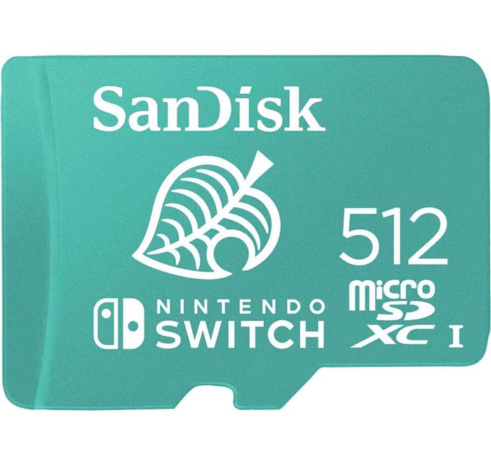 Sandisk microSDXC Extreme 512GB für Nintendo Switch Speicherkarte (512 GB Class 10 100 MB/s Lesegeschwindigkeit A1/V30/U3/C10)