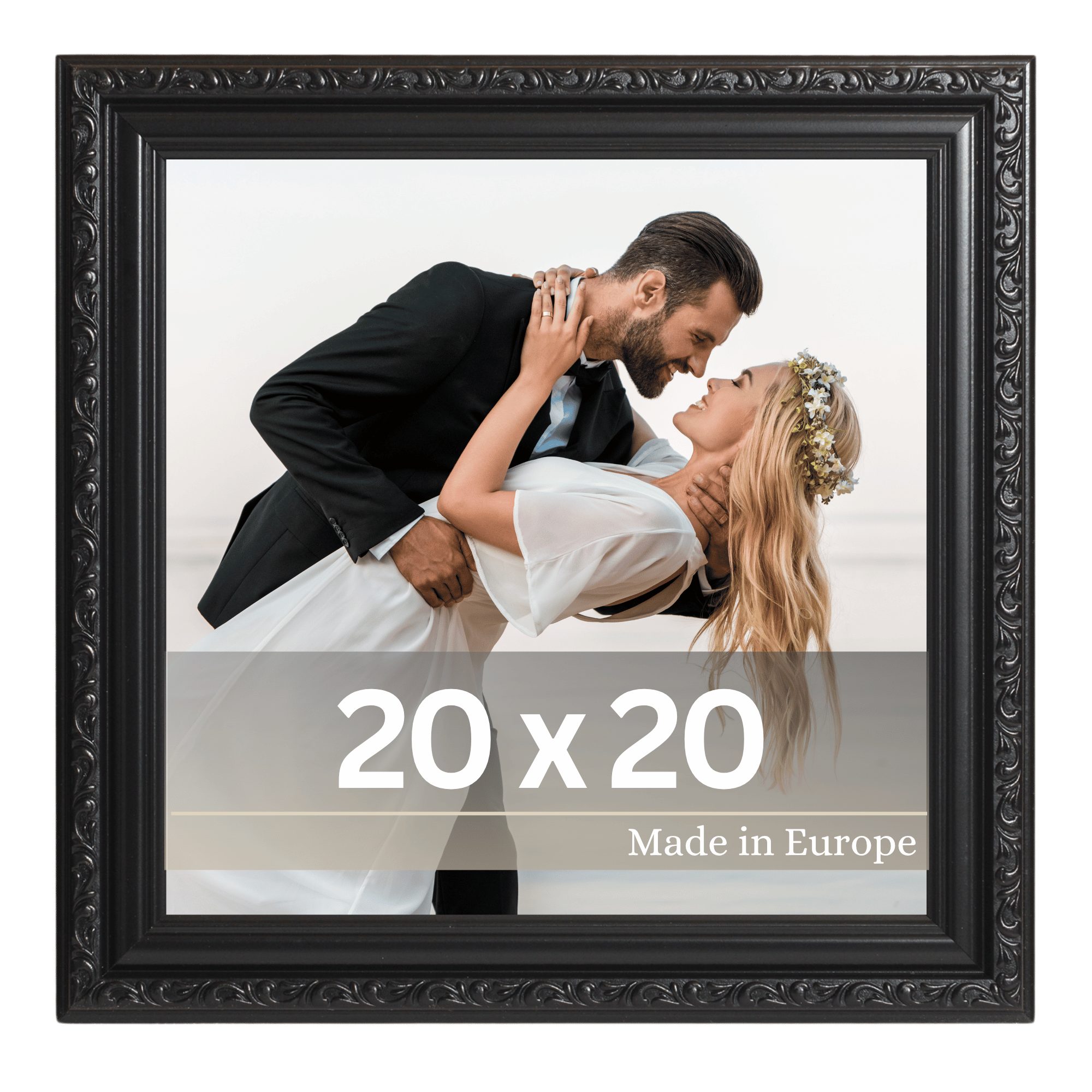 Victor (Zenith) Bilderrahmen Chagall, Antiker Bilderrahmen Schwarz 20x20 cm günstig online kaufen