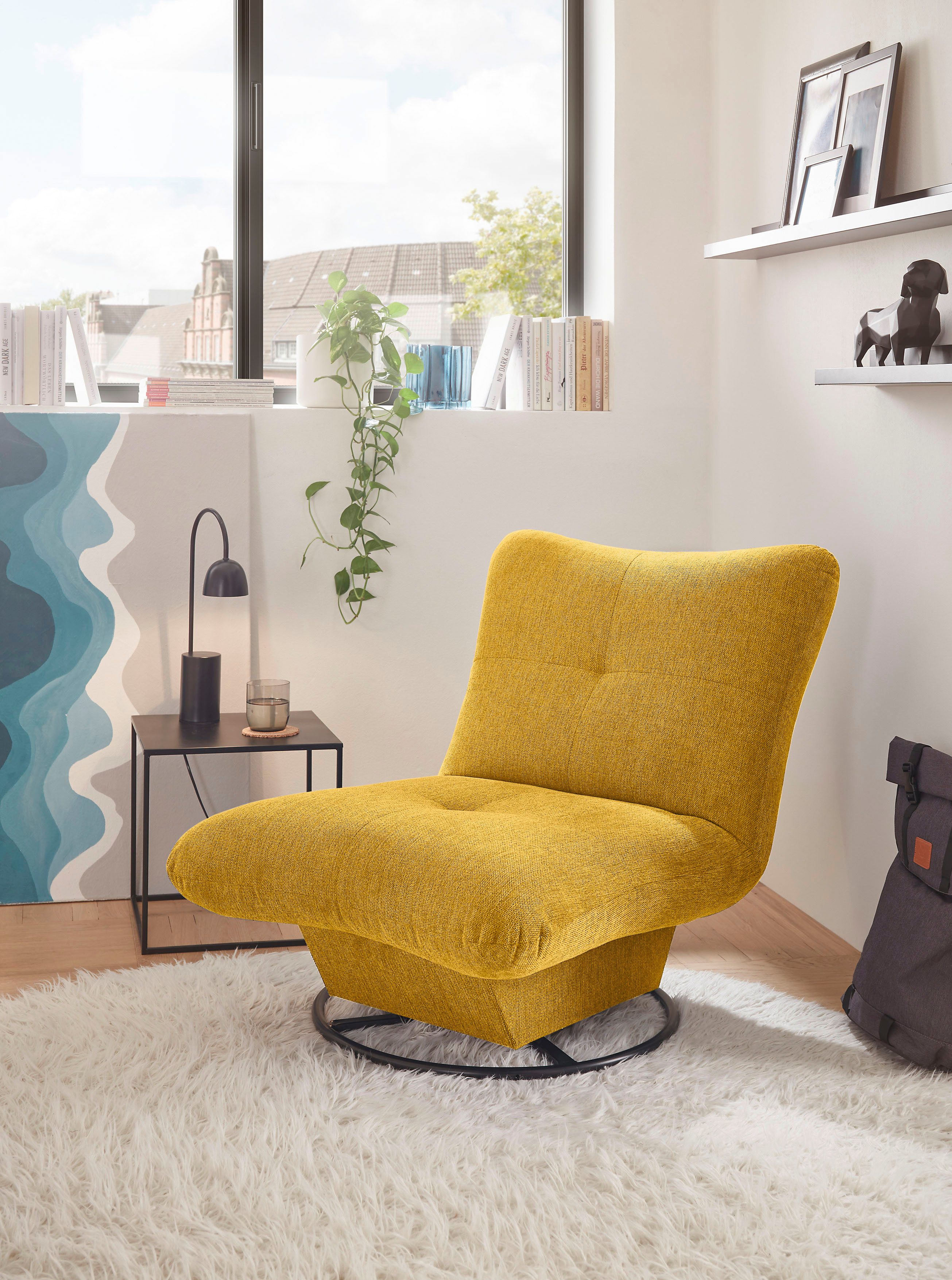 ED EXCITING DESIGN Drehsessel Maranello, frei im Raum stellbar, drehbar