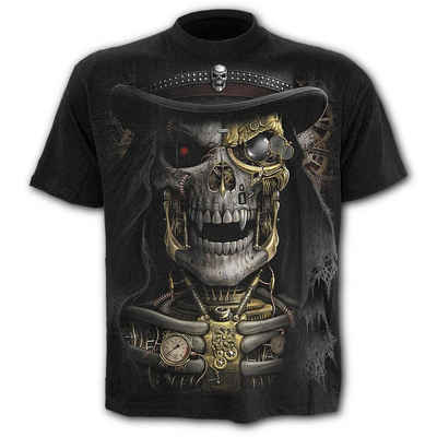 Spiral Print-Shirt »Gothic Spiral T-Shirt Steampunk Reaper«