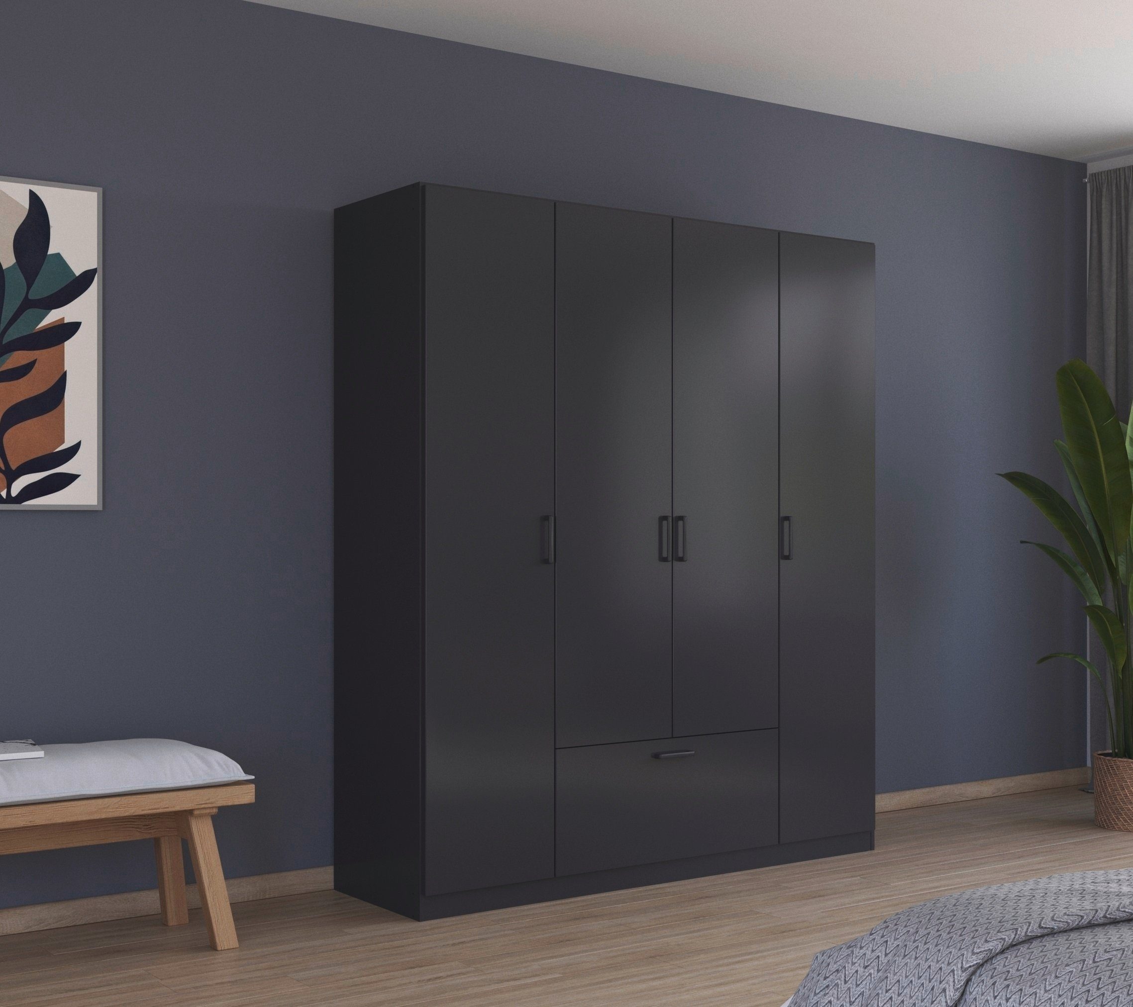 rauch Drehtürenschrank "Kleiderschrank Schrank Garderobe Wäscheschrank BARI günstig online kaufen