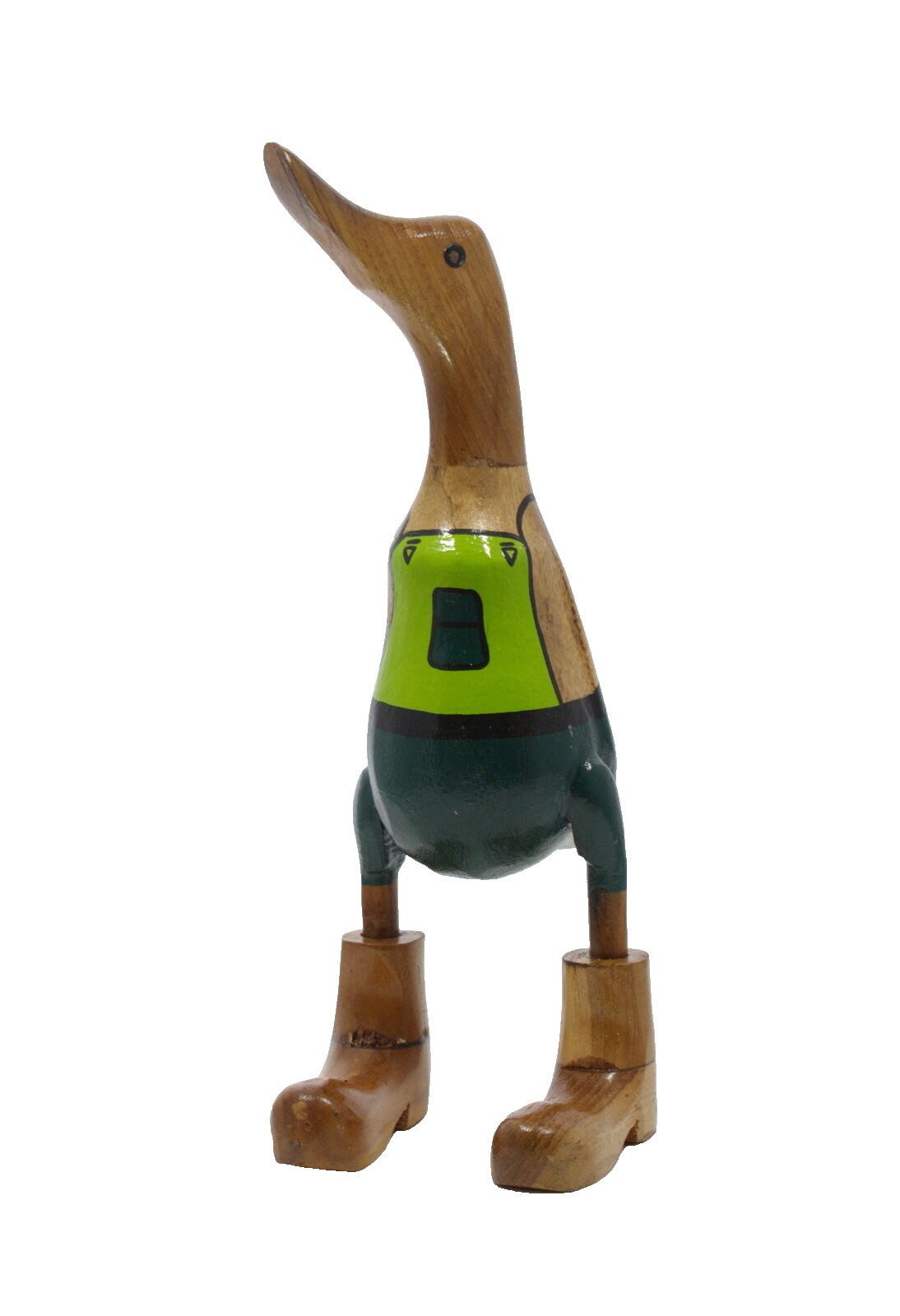 Kaufhaus le petit Tierfigur Deko Ente Holz Gärtner Gans Vogel Laufente