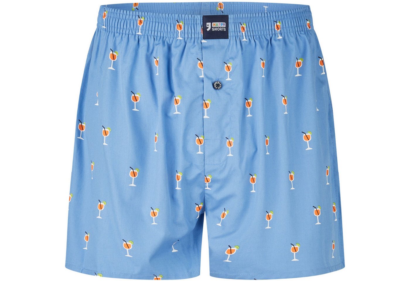 HAPPY SHORTS Boxershorts HAPPY SHORTS X Herren Boxershorts Shorts Boxer mit Suspens Drink (1-St)
