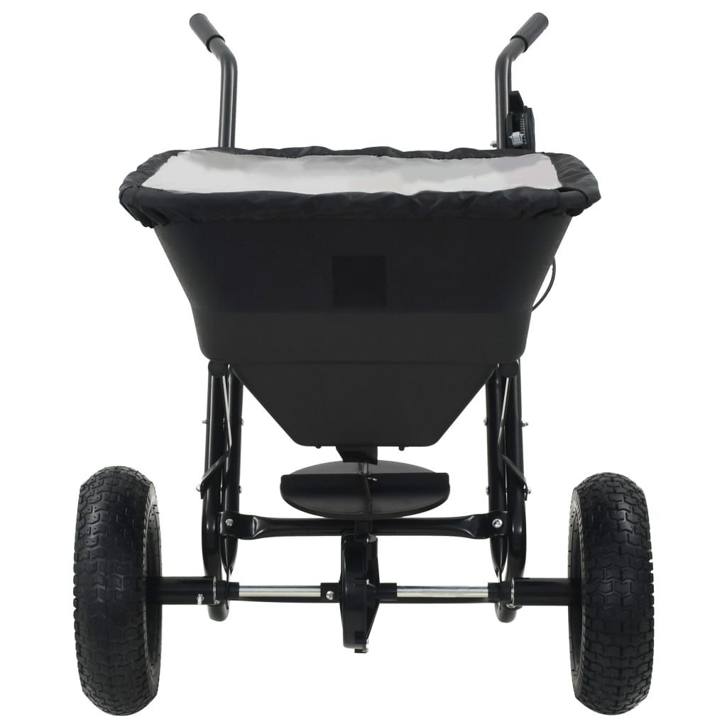 vidaXL Streuwagen Handstreuwagen Salzstreuer PVC und Stahl 106x73x76 cm 45 L