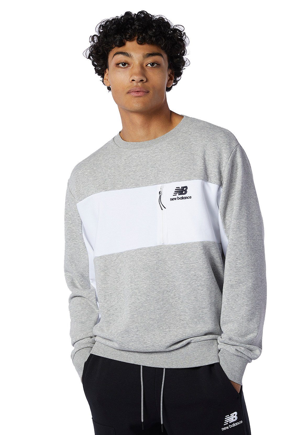 New Balance Sweater »New Balance Herren Crewneck ATHLETICS FLEECE CREW