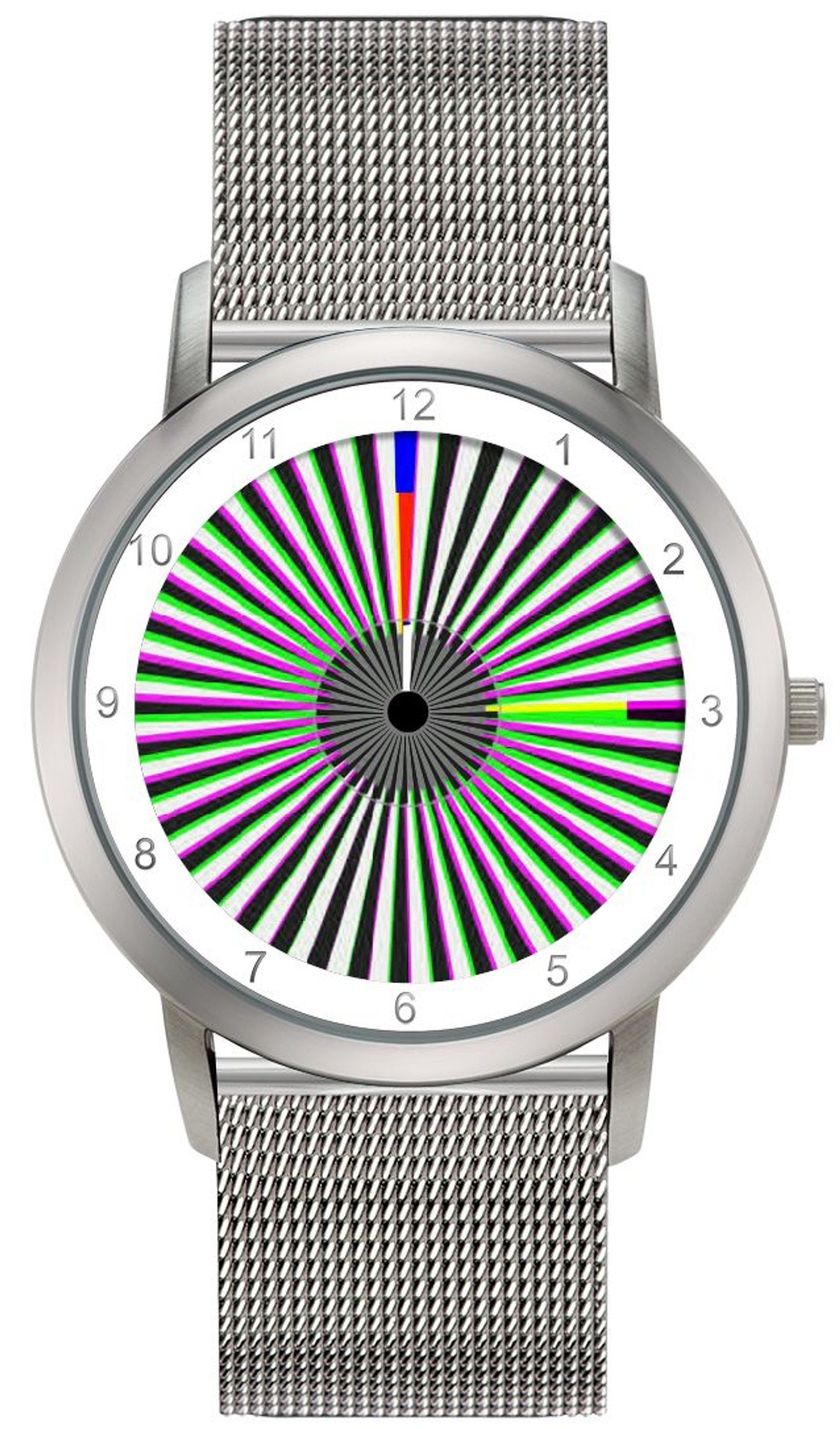 Edelstahl Rainbow Sheer silber Quarzuhr Watch