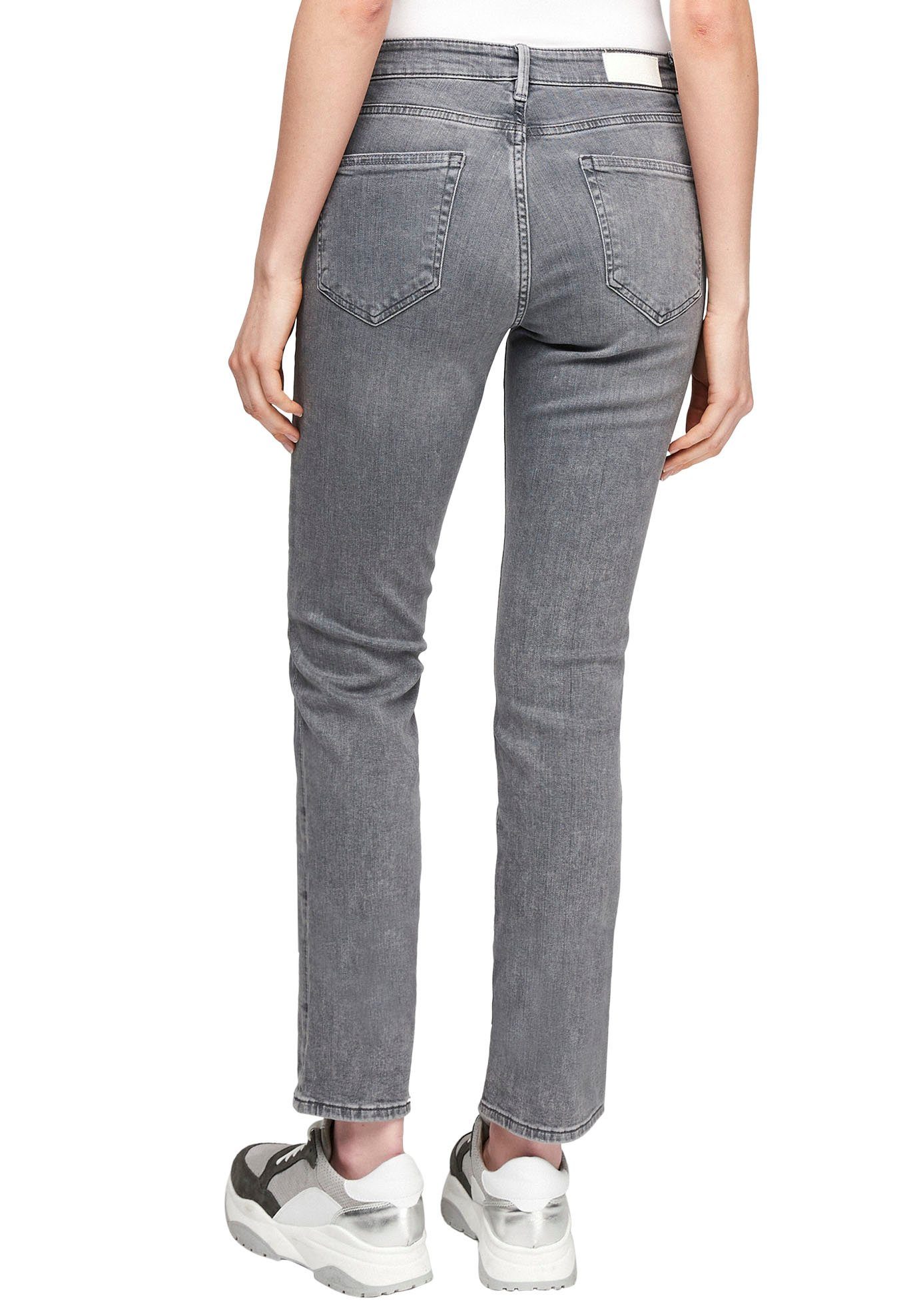 grey-Stretch Slim-fit-Jeans Form Betsy in Basic 5-Pocket s.Oliver