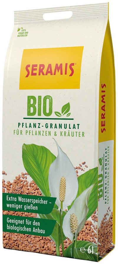 Seramis Tongranulat Bio-Qualität, für Pflanzen & Kräuter, 6 Liter