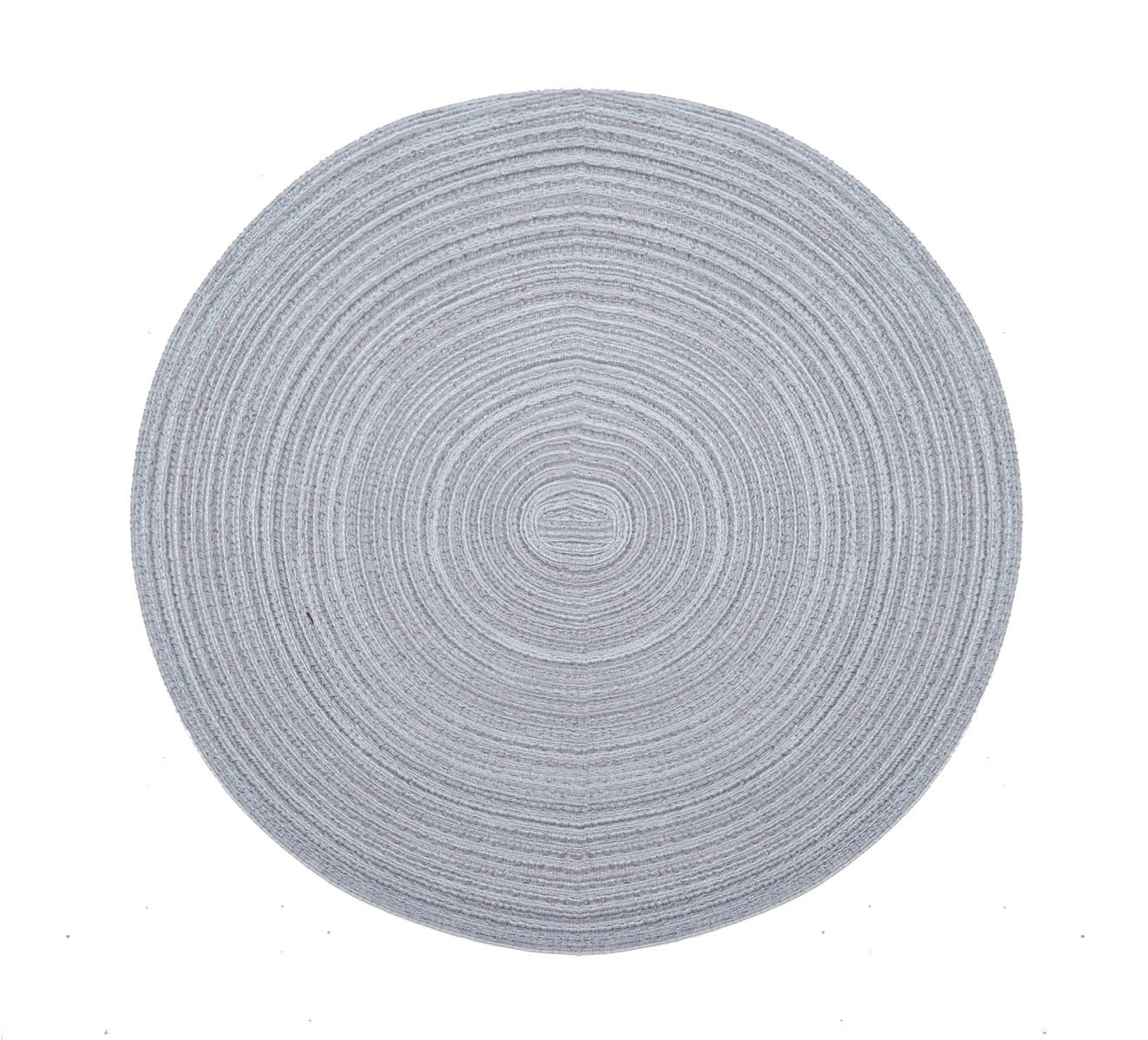 Platzset Tischset rund 12er Set Samba Kreis 038 beton