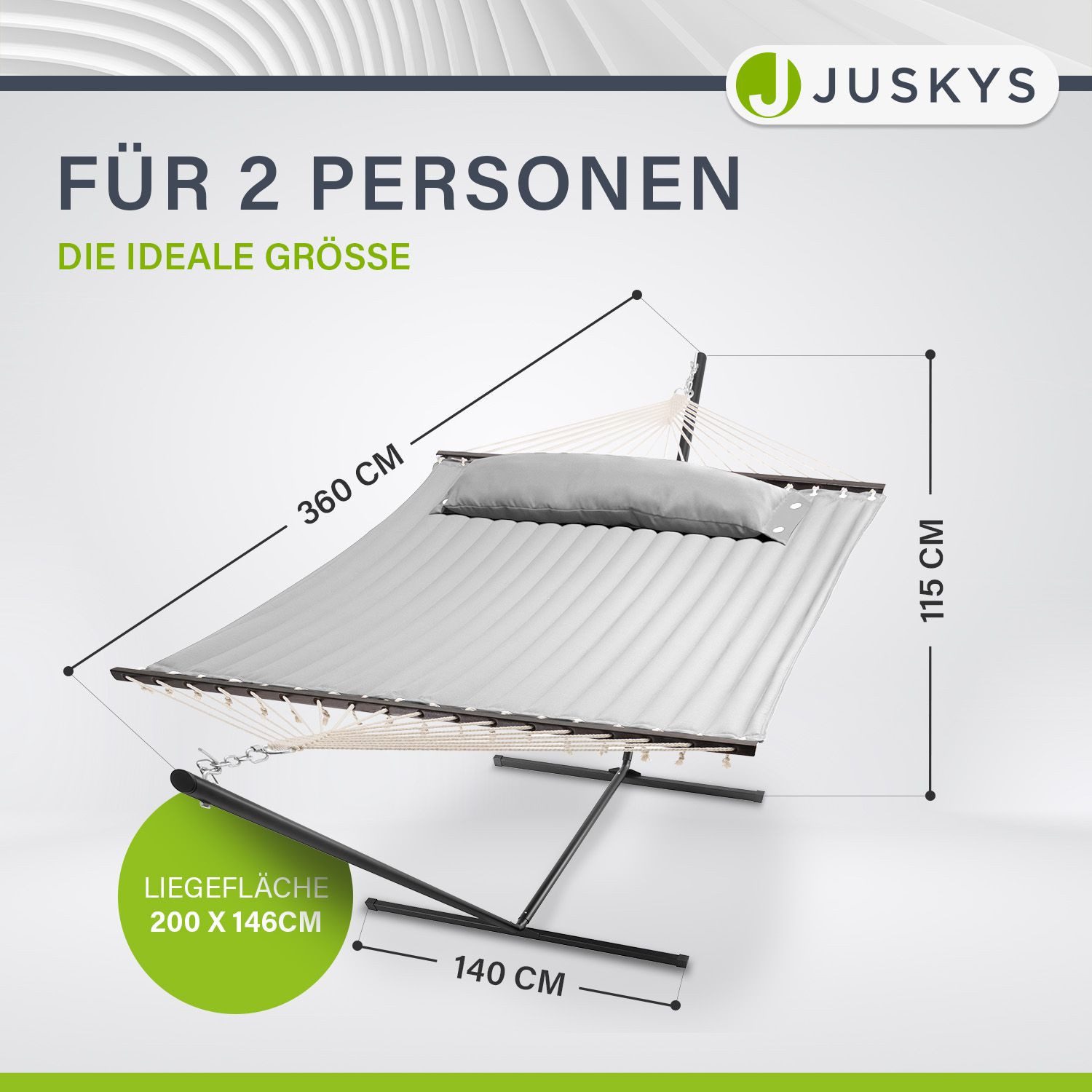 Juskys Hängematte Cata, für 2 Personen, günstig online kaufen