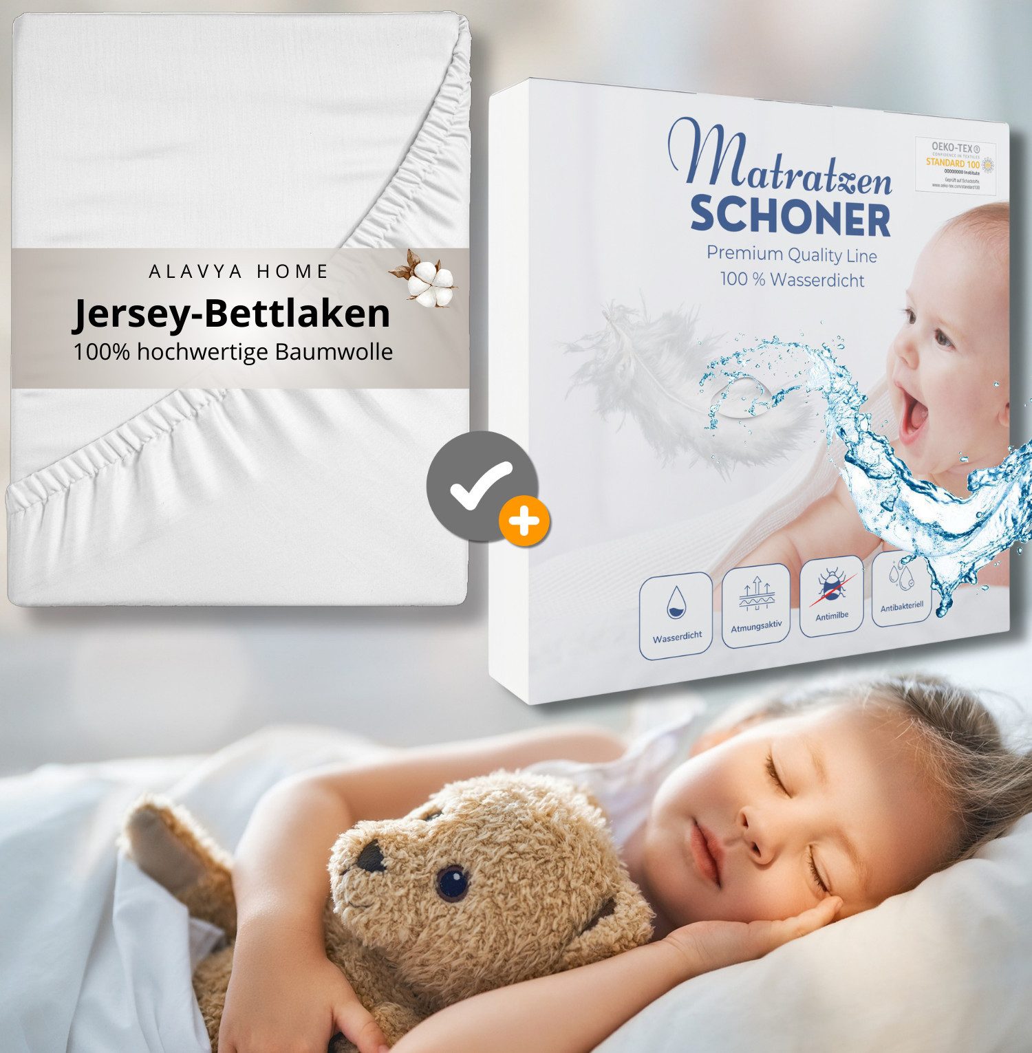 Kindermatratze COZY 3-tlg. inkl. Spannbettlaken + günstig online kaufen