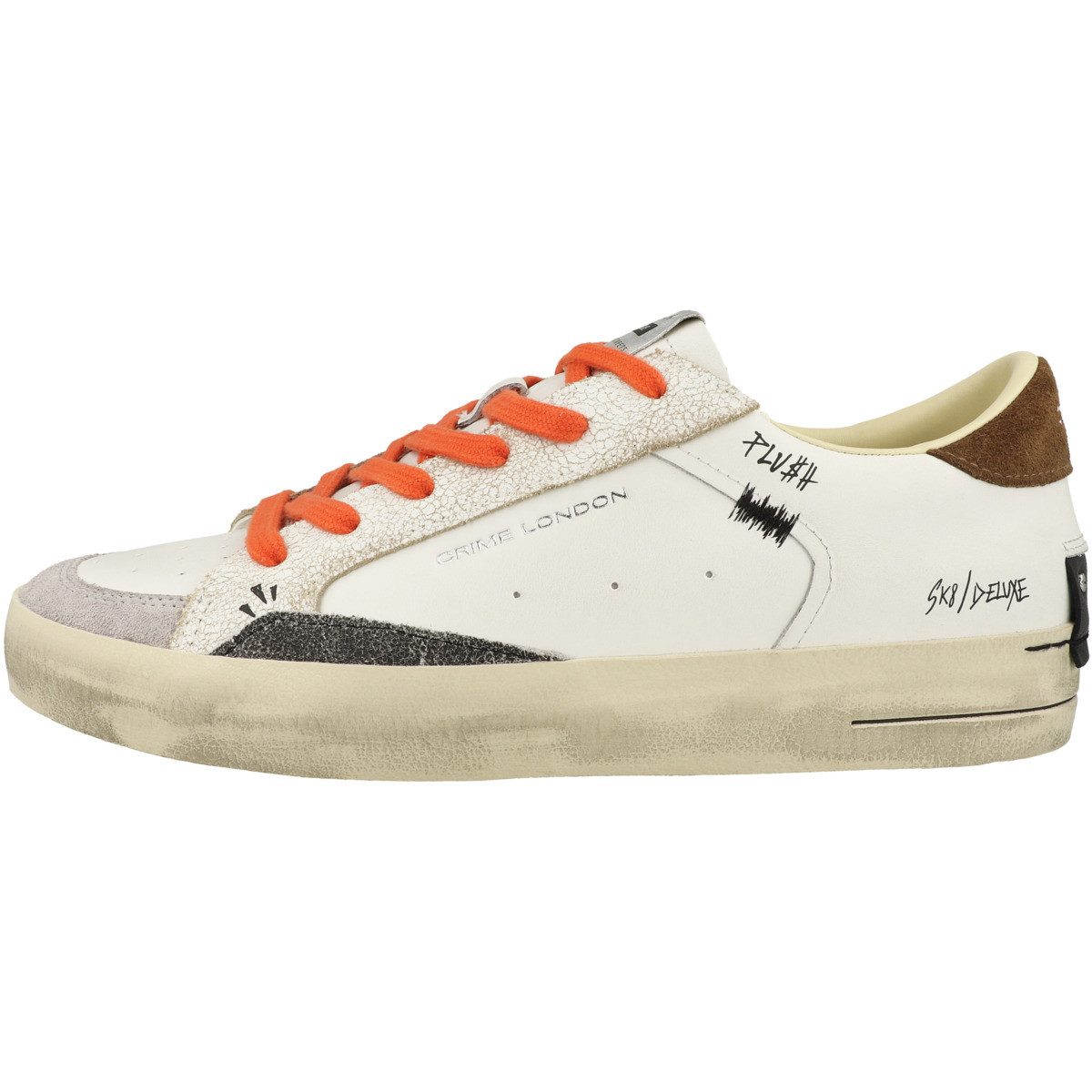 CRIME LONDON SK8 DELUXE Herren Sneaker Turnschuhe, Sportschuhe, Freizeitschuhe, Halbschuhe, Schnürschuhe