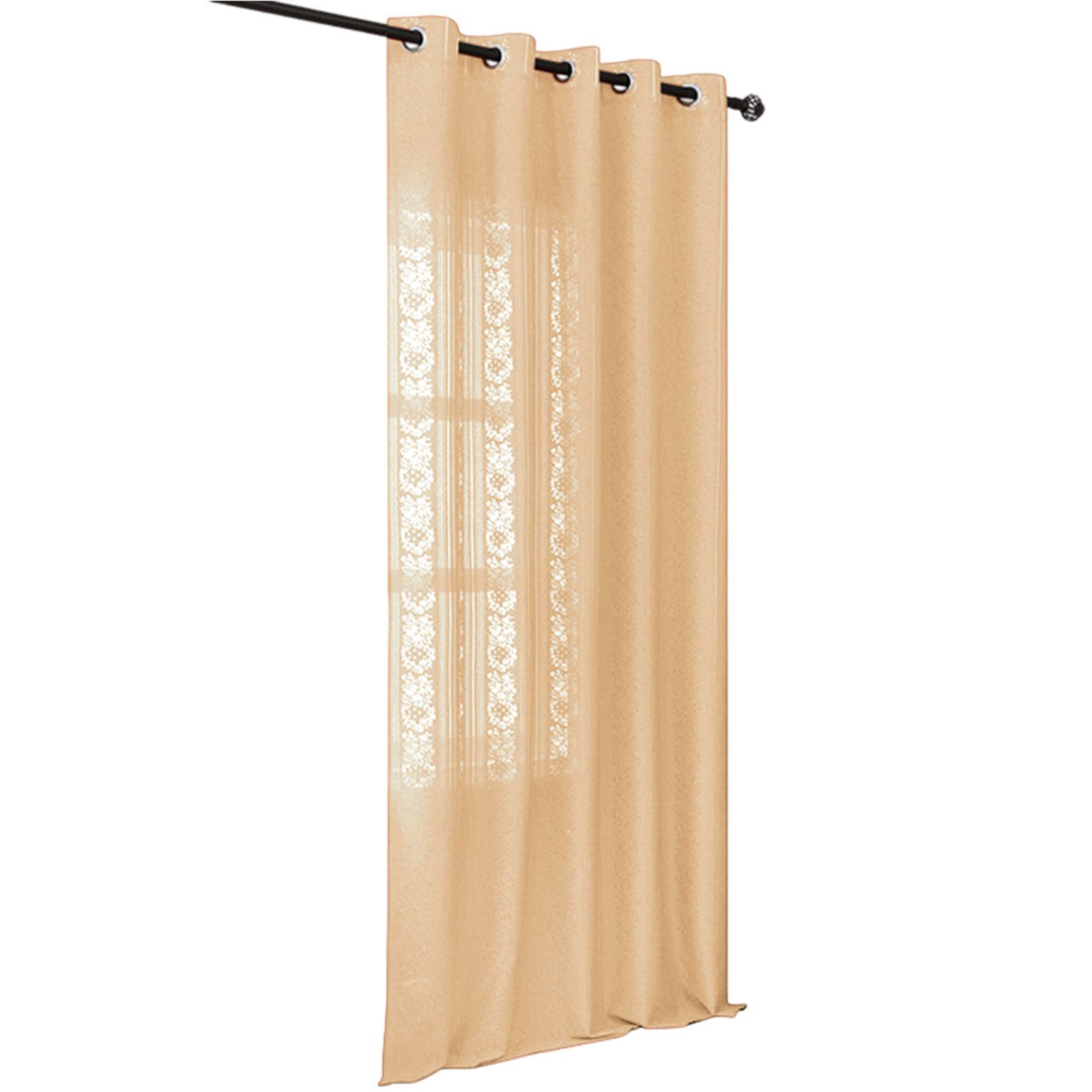 Refttenw Gardine Spitze Vorhang Vintage Jacquard günstig online kaufen