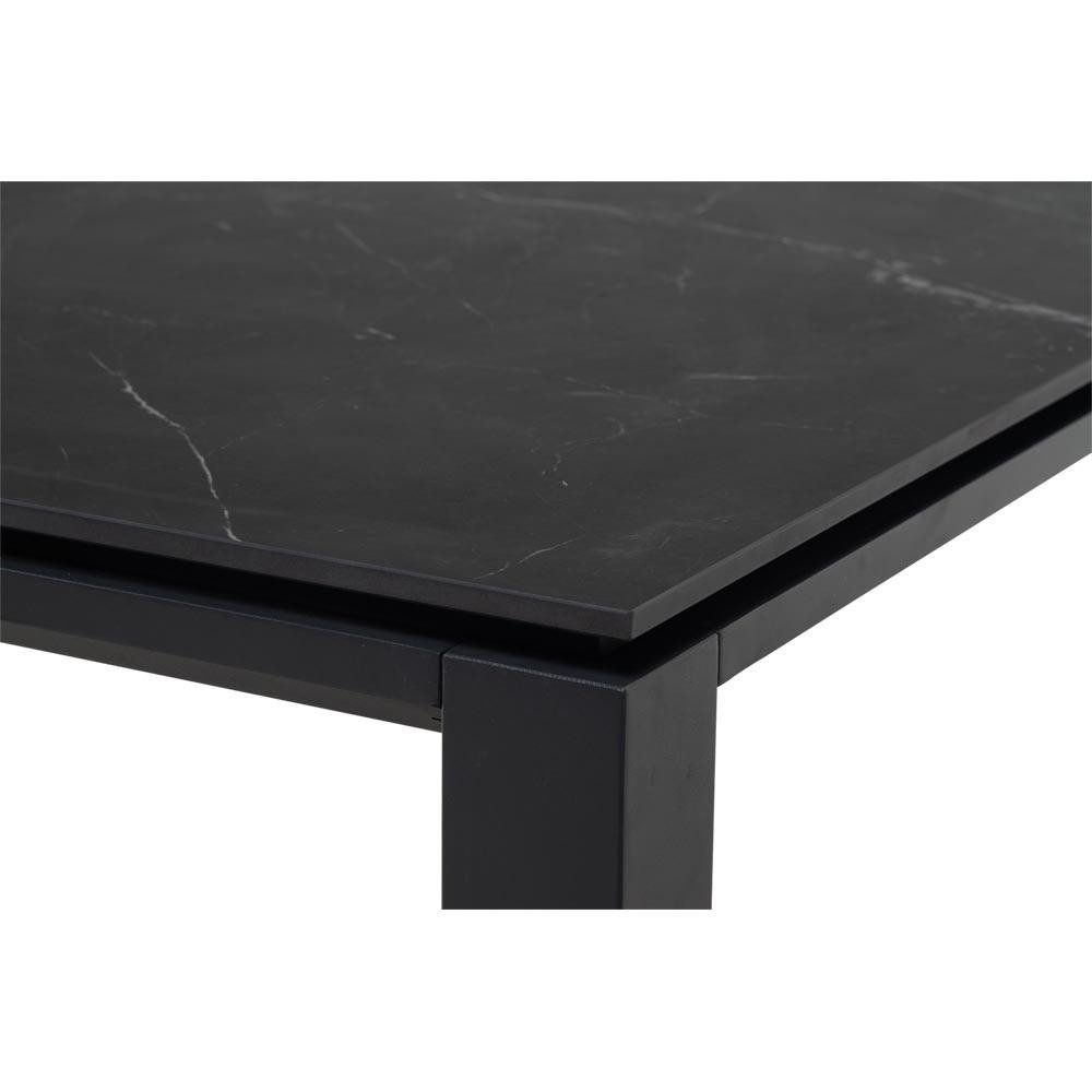 Natur24 Gartentisch Monaco Tisch Aluminium Grau Anthrazit 180 x 90 x 74 cm