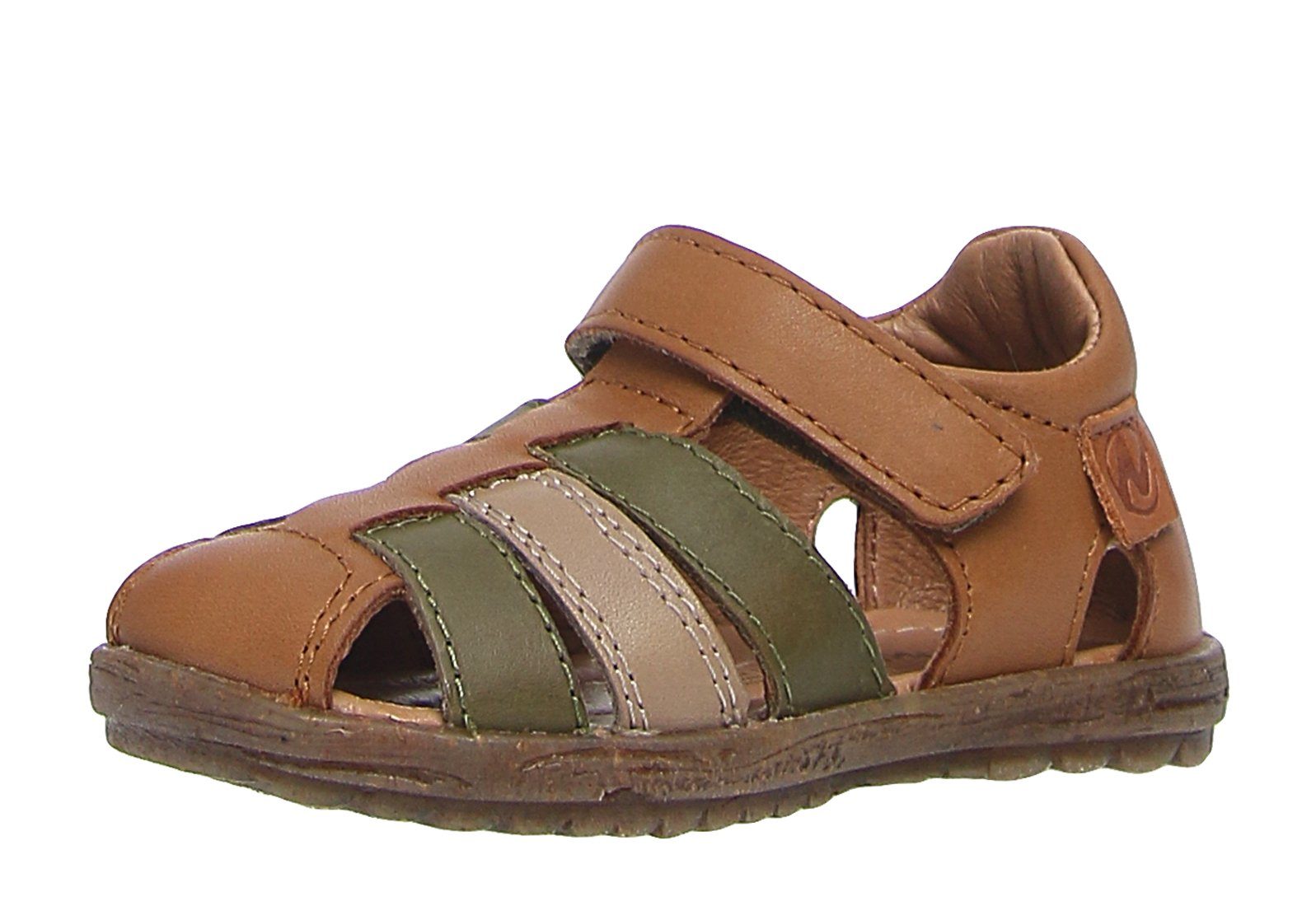Naturino See Sandalen Jungen Klett Leder Braun 2D58 Sandalette