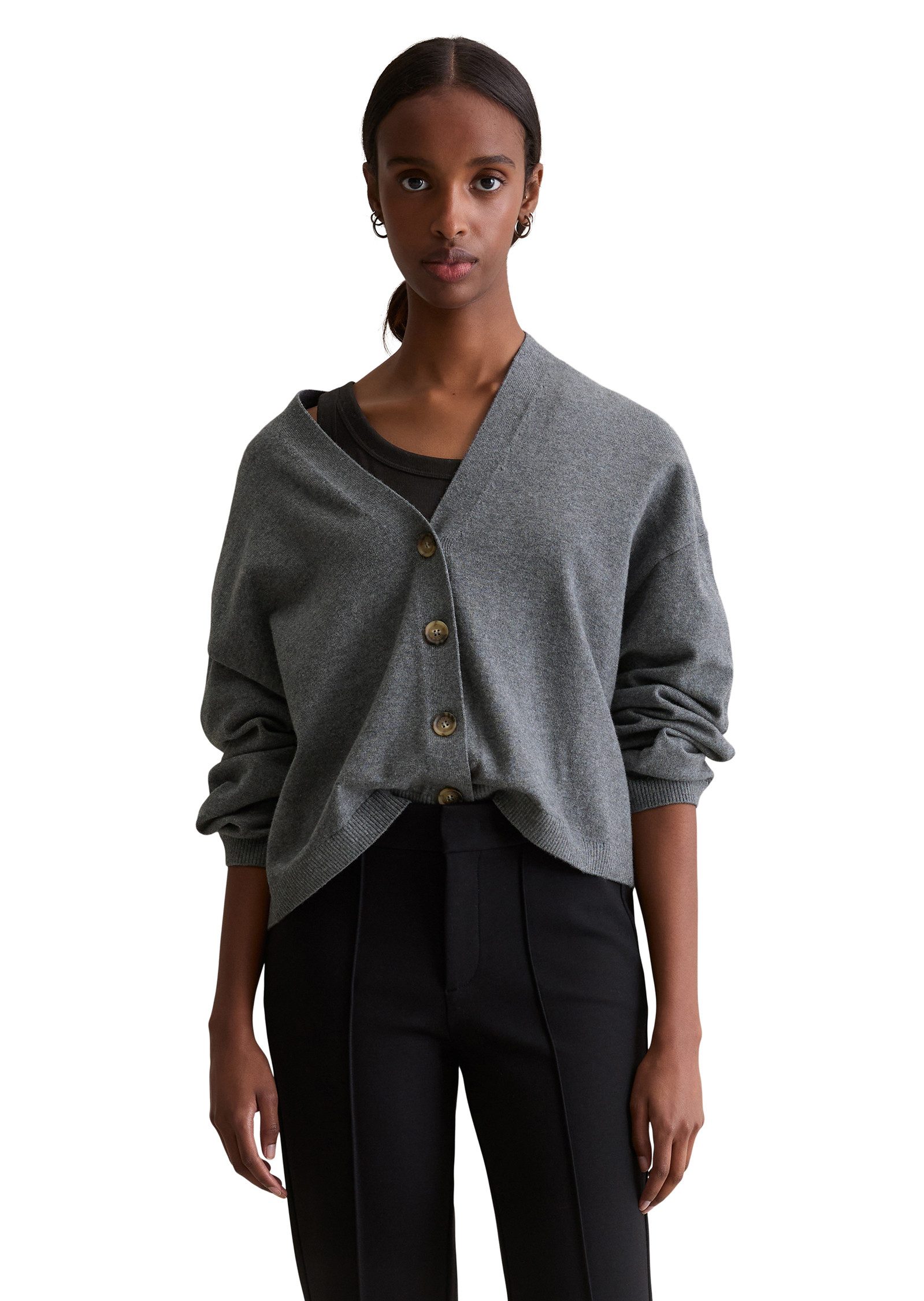 Marc O'Polo DENIM Cardigan relaxed fit aus Soft Cotton Stretch günstig online kaufen