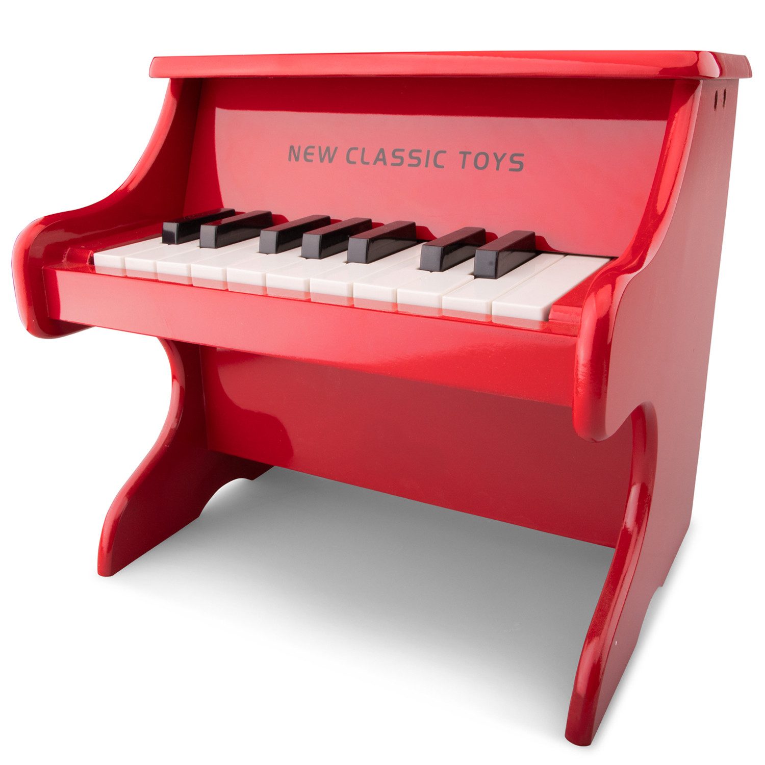 New Classic Toys® Spielzeug-Musikinstrument Piano für Kinder, Klavier mit 18 Tasten, (2 tlg., Kinderklavier)