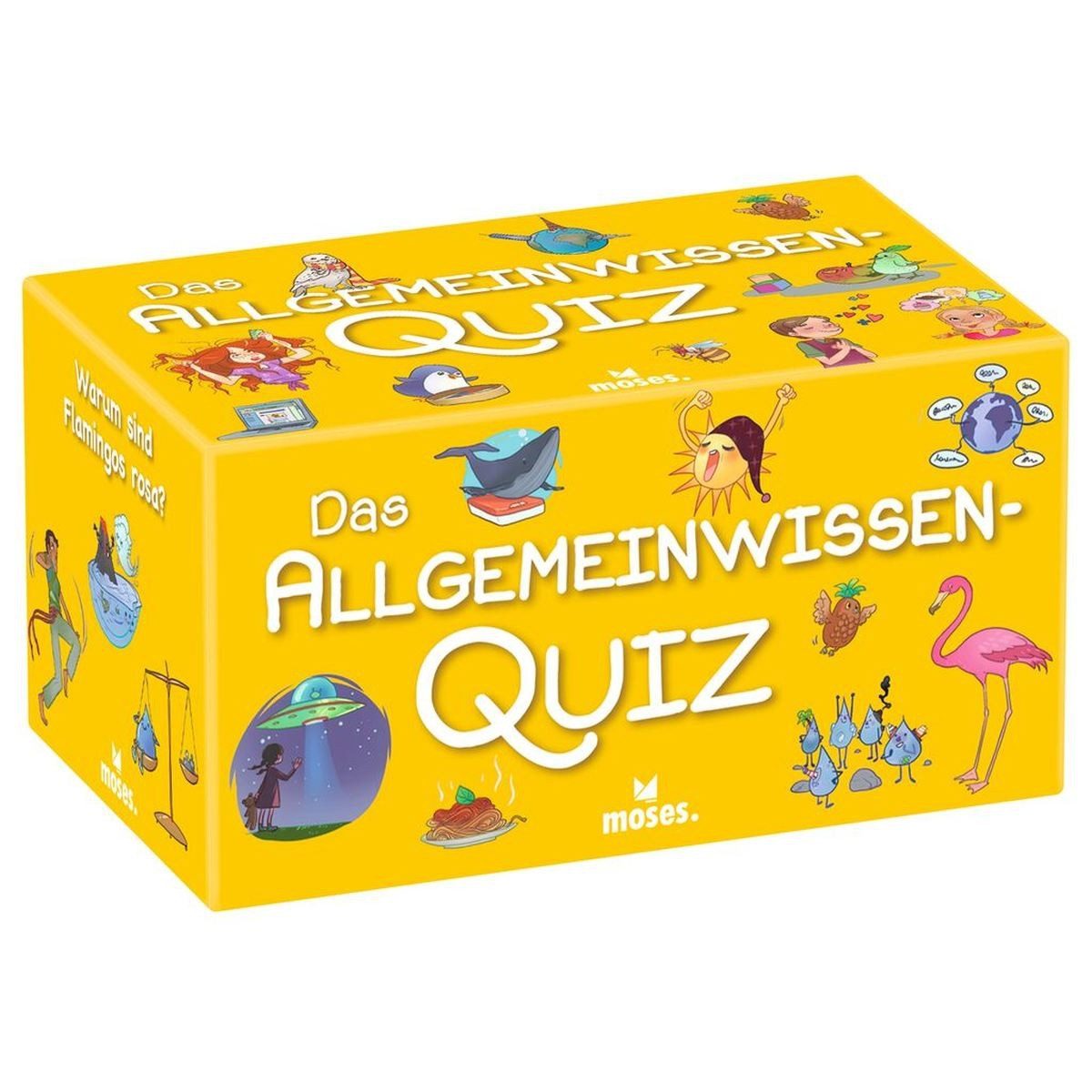 Moses. Verlag Spiel Allgemeinwissen-Quiz für Kinder & Erwachsene, 100 Karten