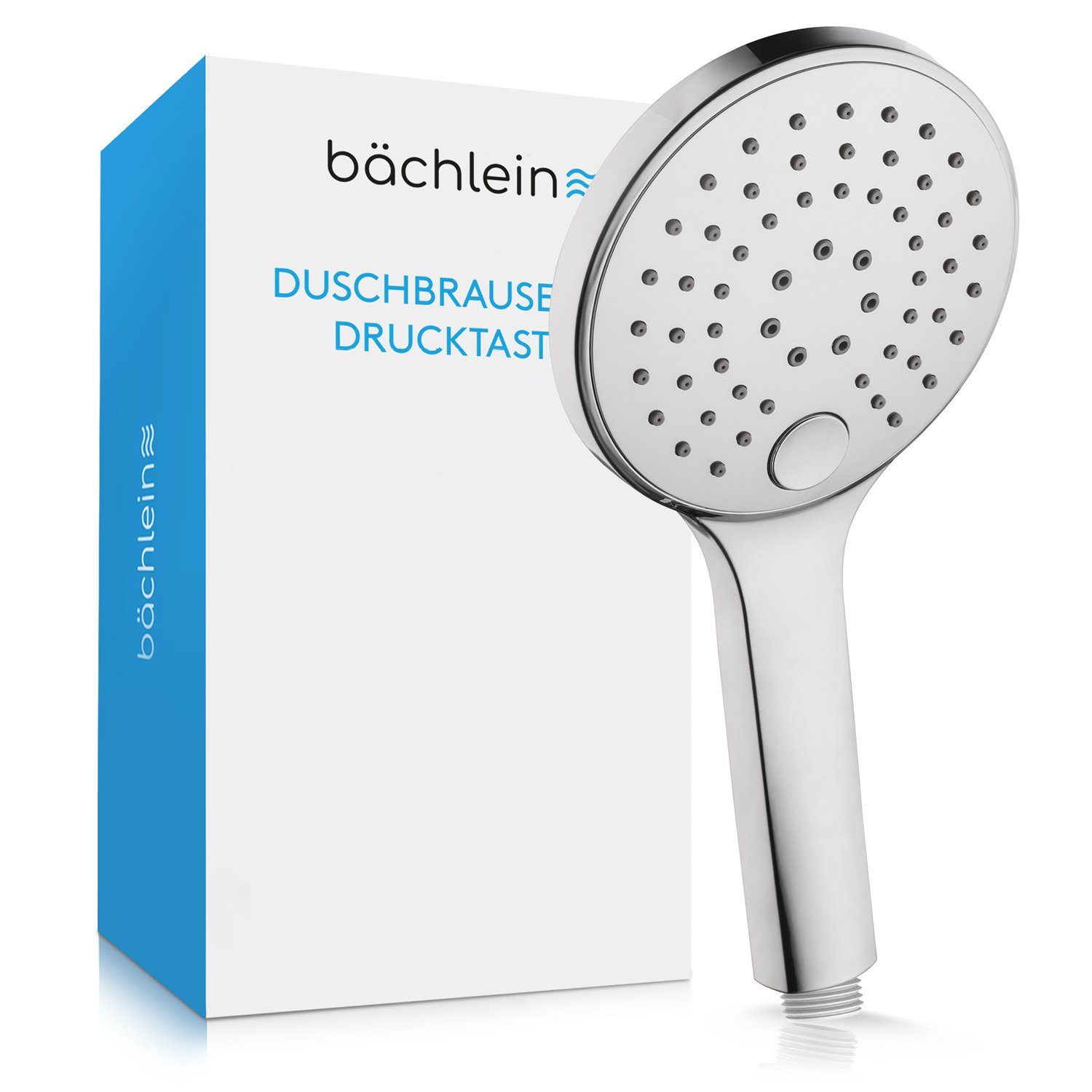 Bächlein Duschbrause Brausekopf Handbrause mit 3 Strahlarten, drei Stahlart günstig online kaufen