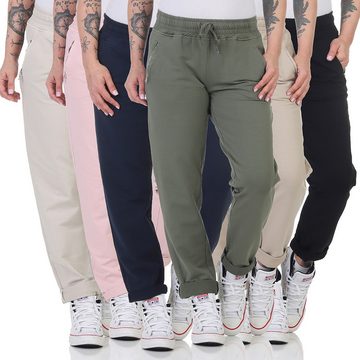 CLEO STYLE Jogger Pants Damen Jogginghose 814136 34-38 Olive