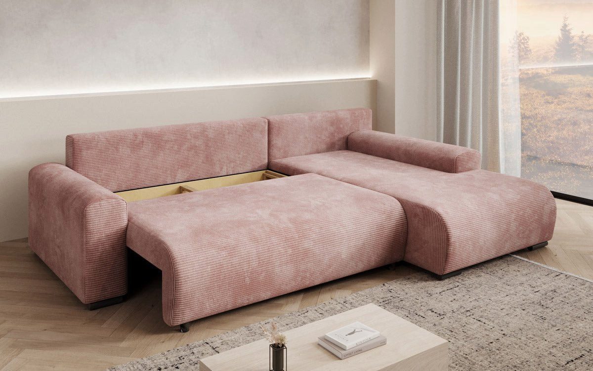 Luxusbetten24 Schlafsofa Designer Sofa Hanna, mit Schlaffunktion und Stauraum – Bild 4 von 4