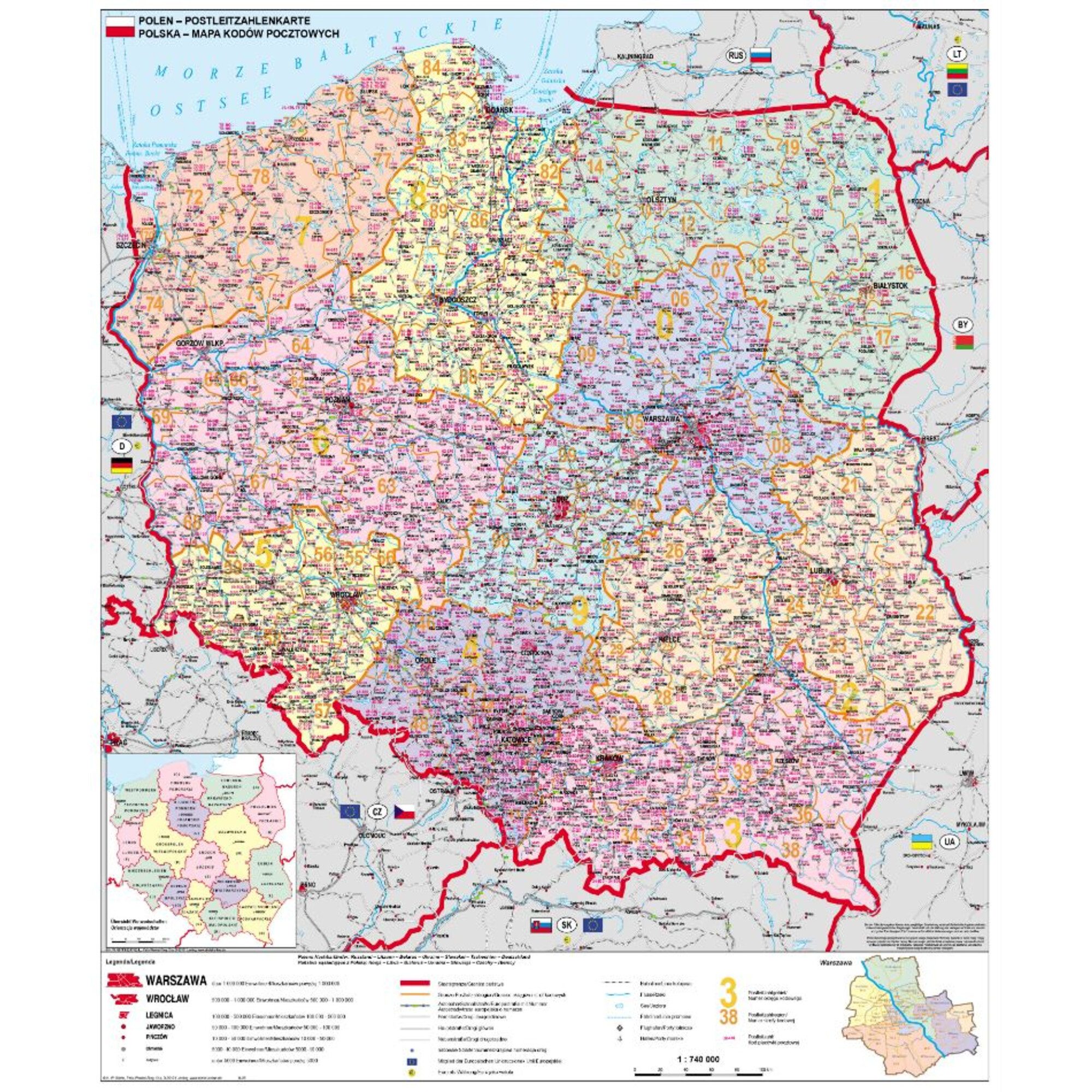 STIEFEL Wandbild Stiefel Landkarte Polen