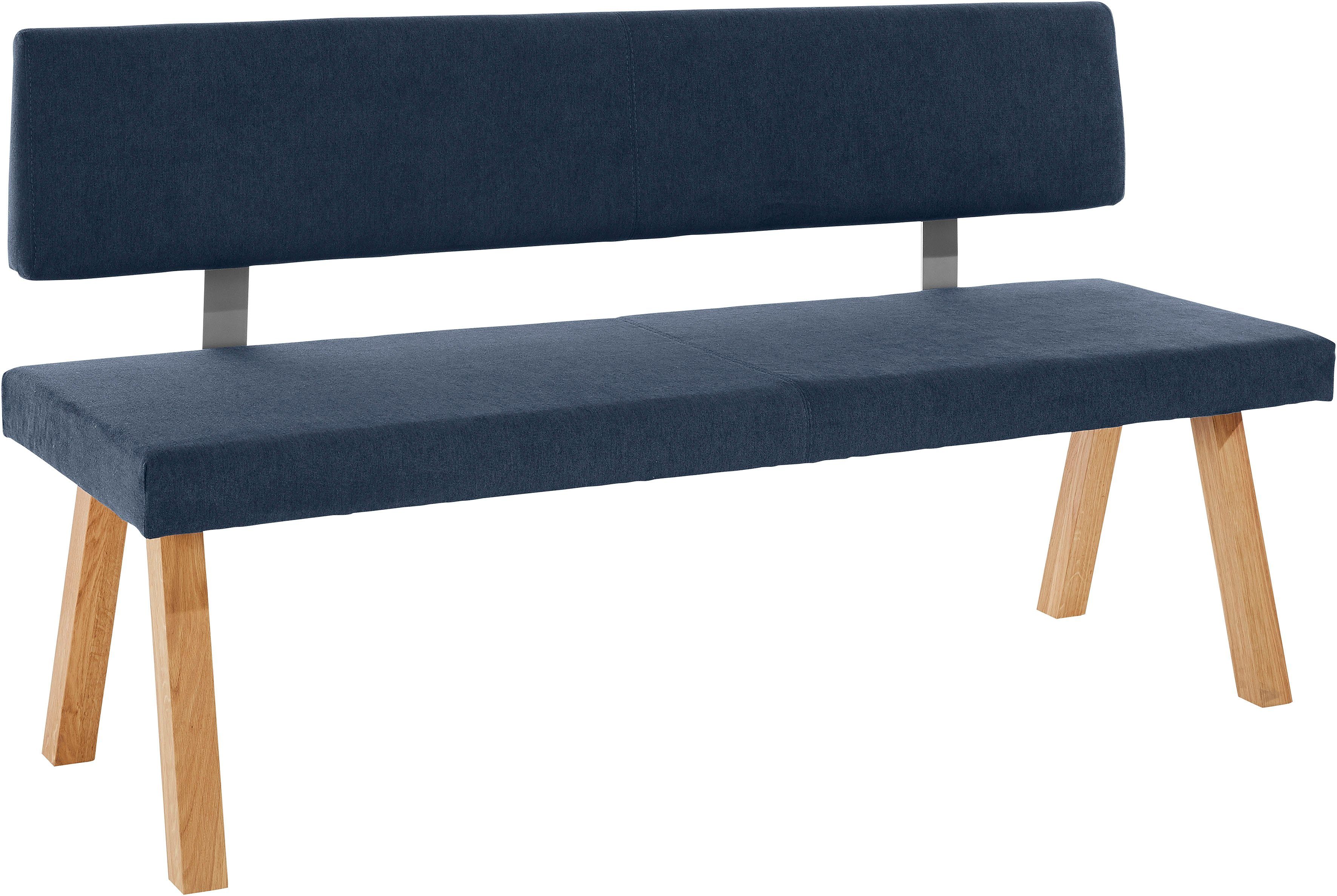 Home affaire Bank "Mobilar Rio" mit Rückenlehne und aus Massivholz günstig online kaufen