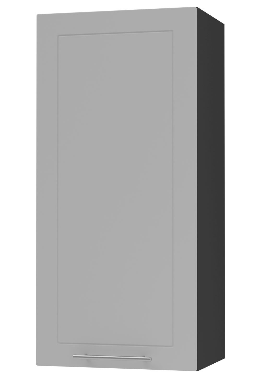 dust grey matt | Korpus: schwarz