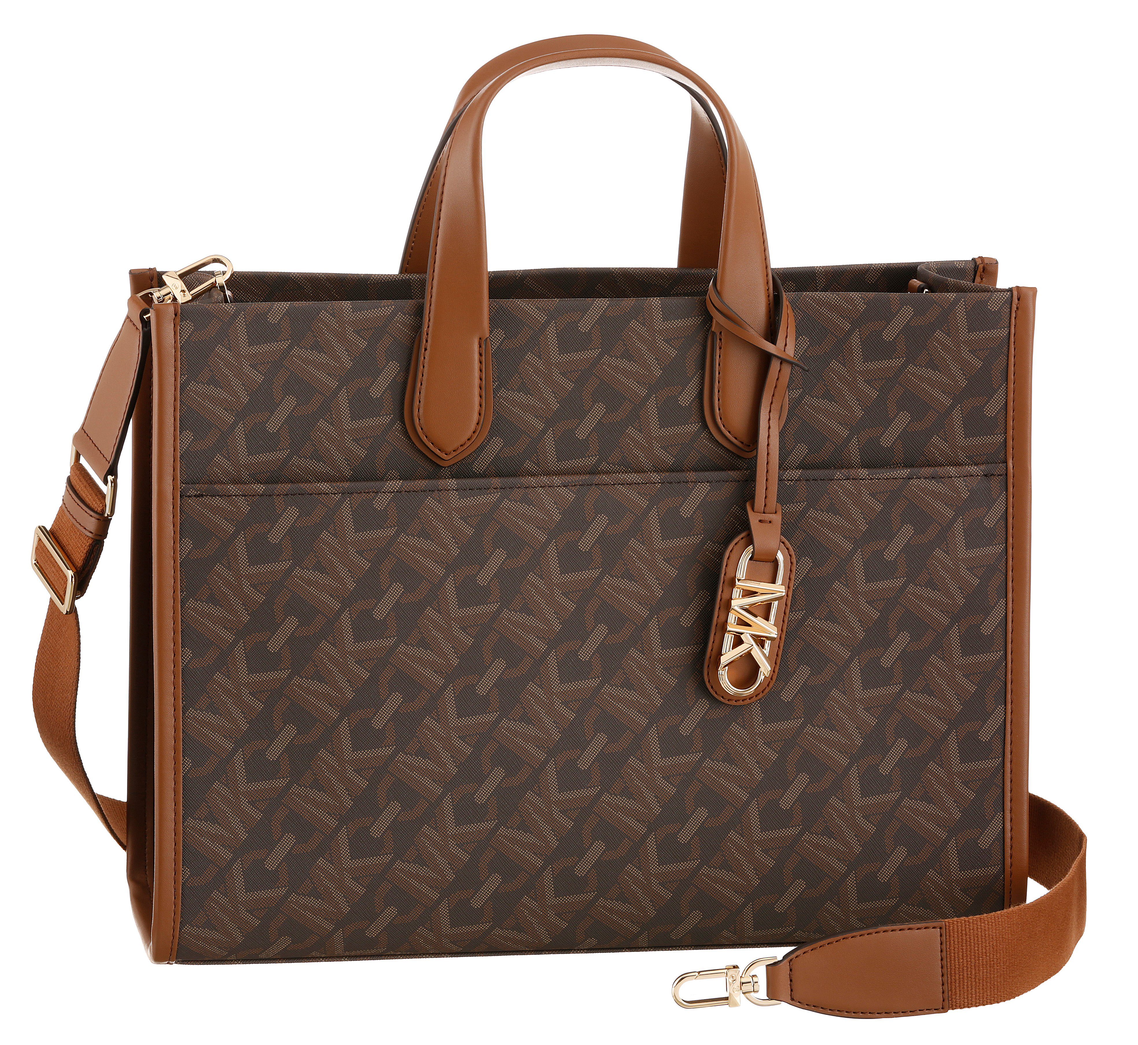 MICHAEL KORS Shopper Gigi Large Empire Signature Logo Tote Bag, mit abnehmbaren Umhängeriemen