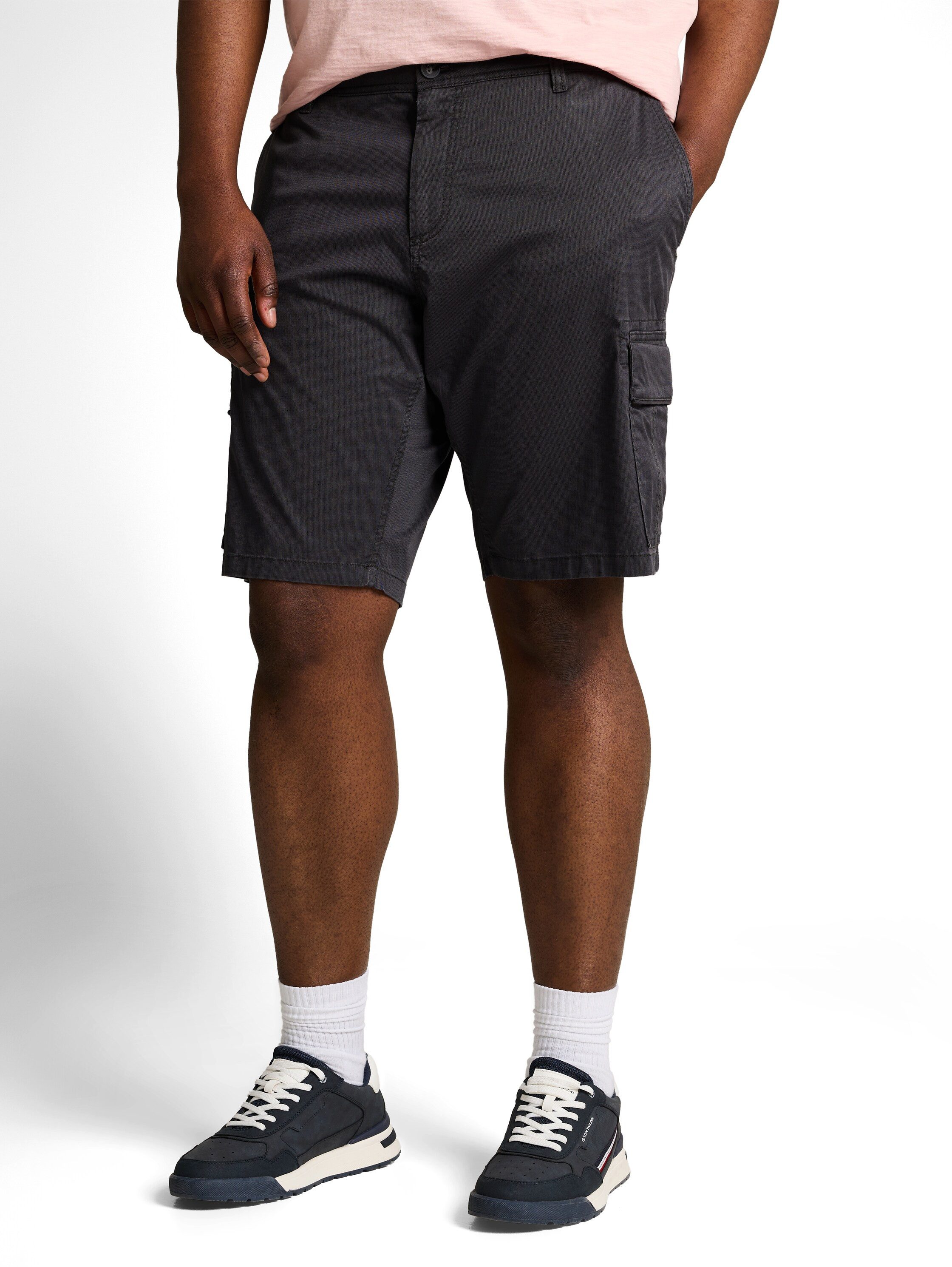 TOM TAILOR PLUS Cargohose Cargo-Shorts mit Stretch