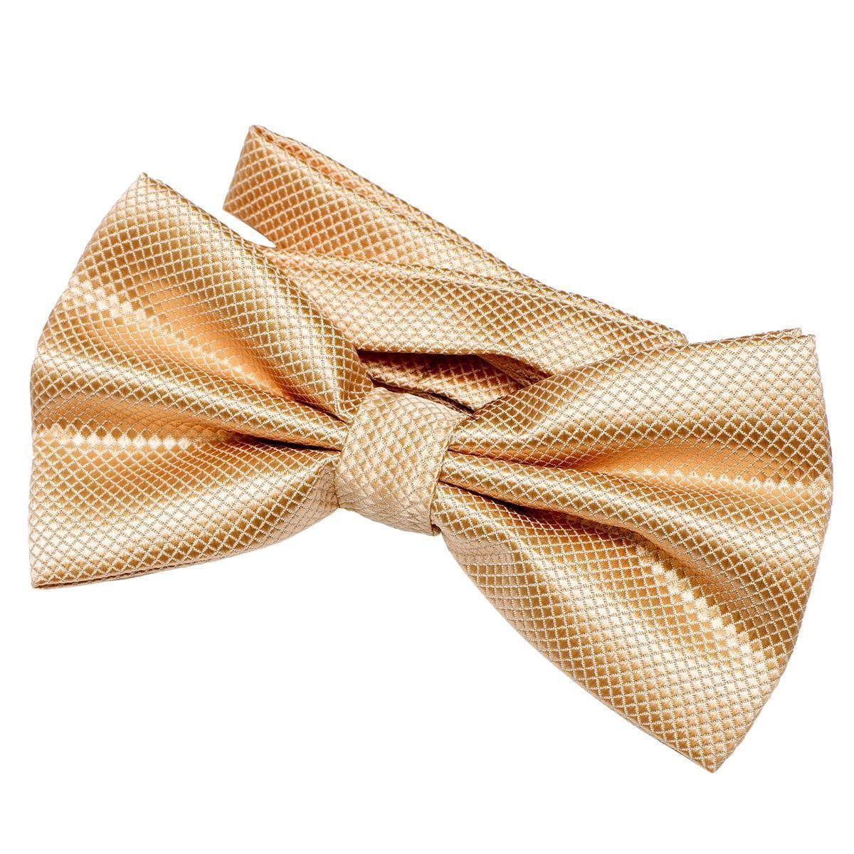 DonDon Fliege DonDon Herren Fliege 12 x 6 cm gebunden (Packung, 1-St) bereits gebunden, verstellbar, Seidenlook
