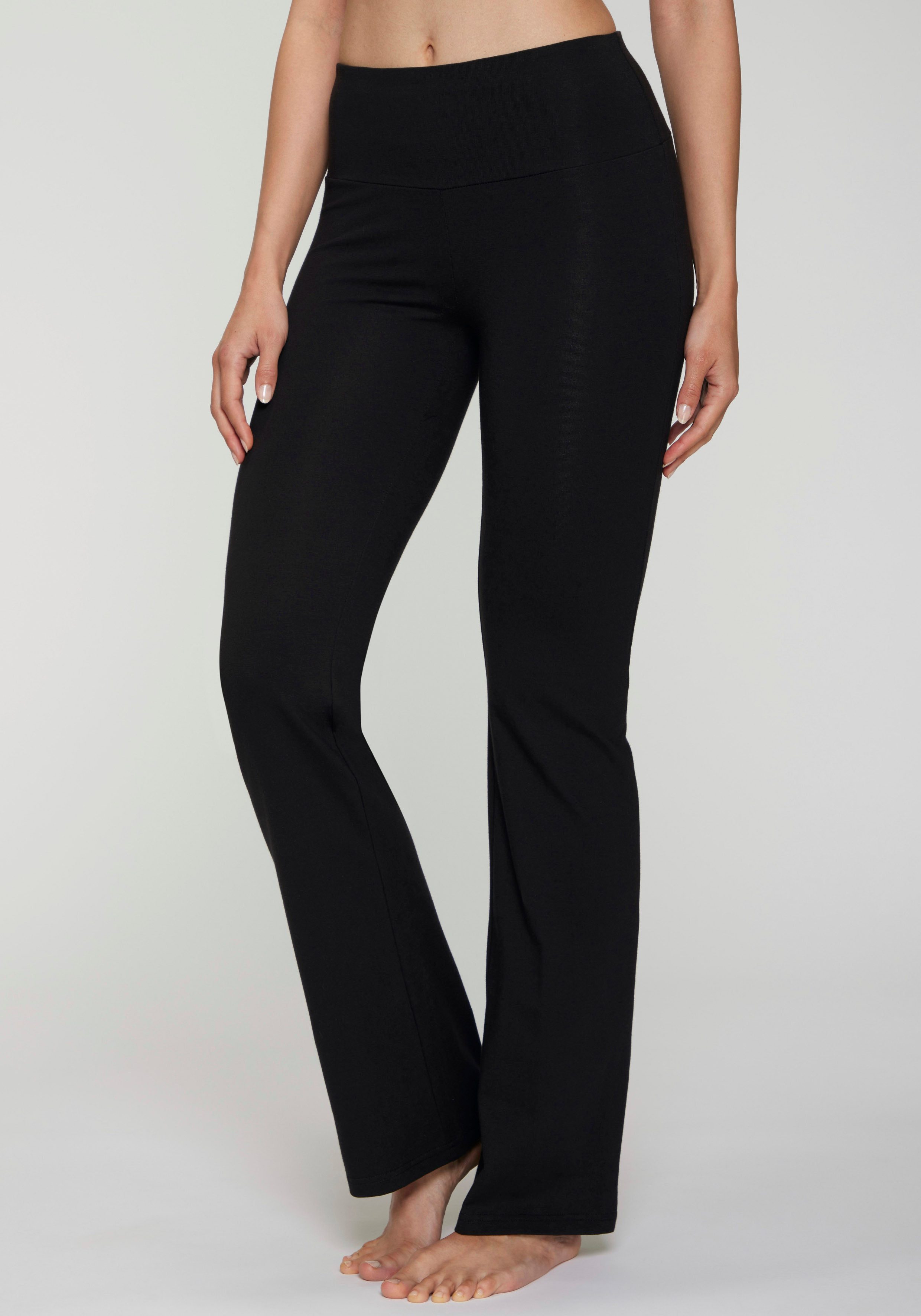 LASCANA ACTIVE Jazzpants mit breitem Bündchen