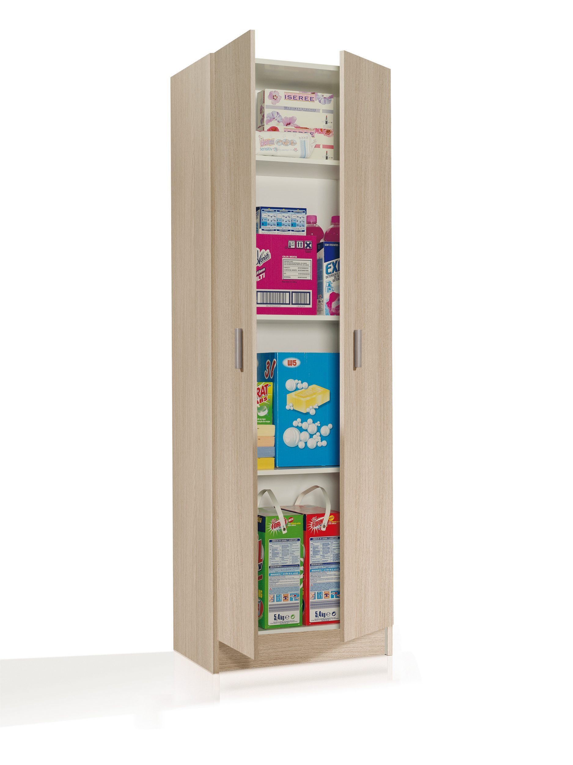 habeig Mehrzweckschrank Schuhschrank Aktenschrank Kinderschrank Kleiderschrank weiss Höhe ca. 180 cm