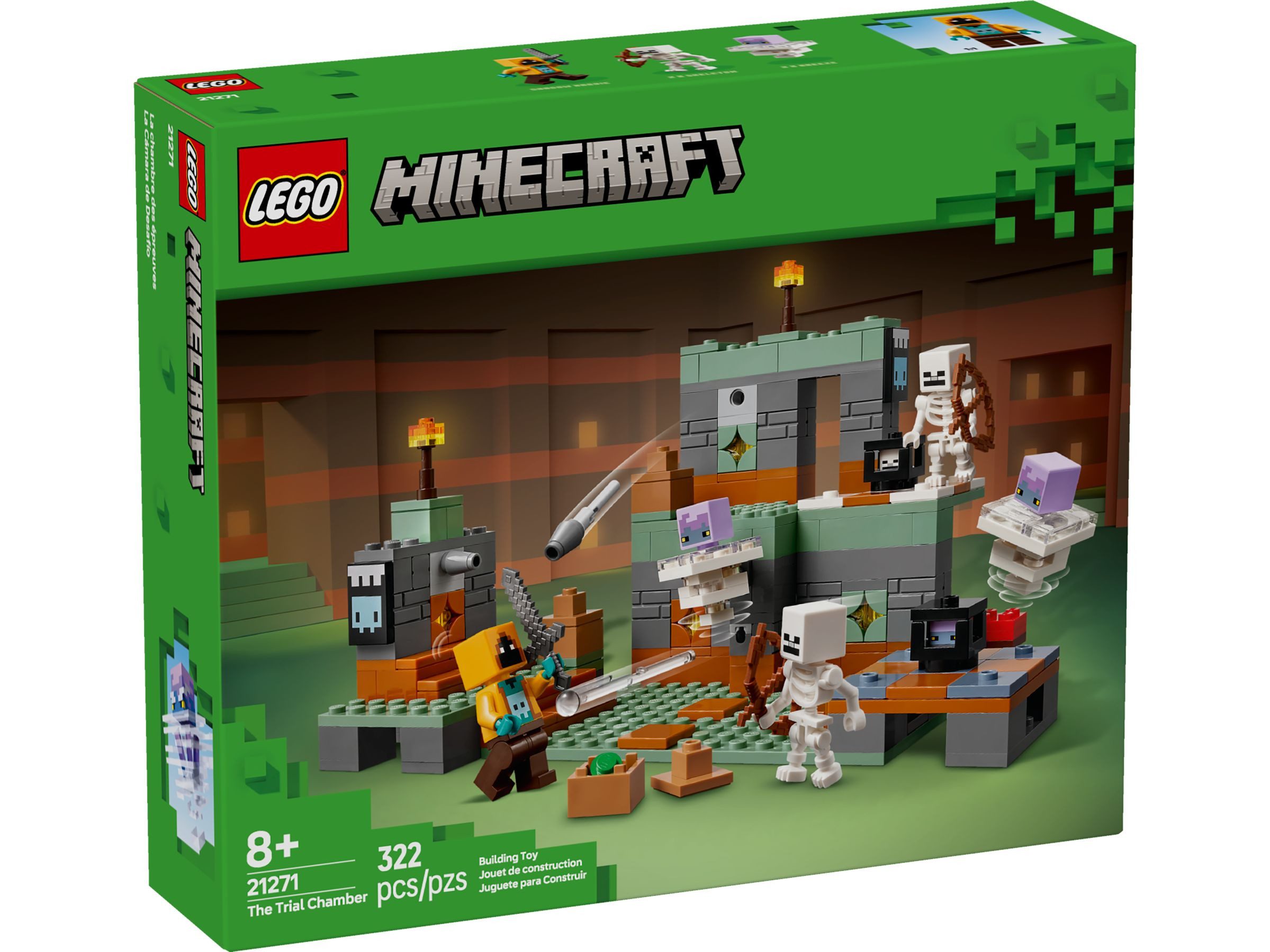 LEGO® Minecraft 21271 Prüfungskammern Konstruktionsspielsteine günstig online kaufen