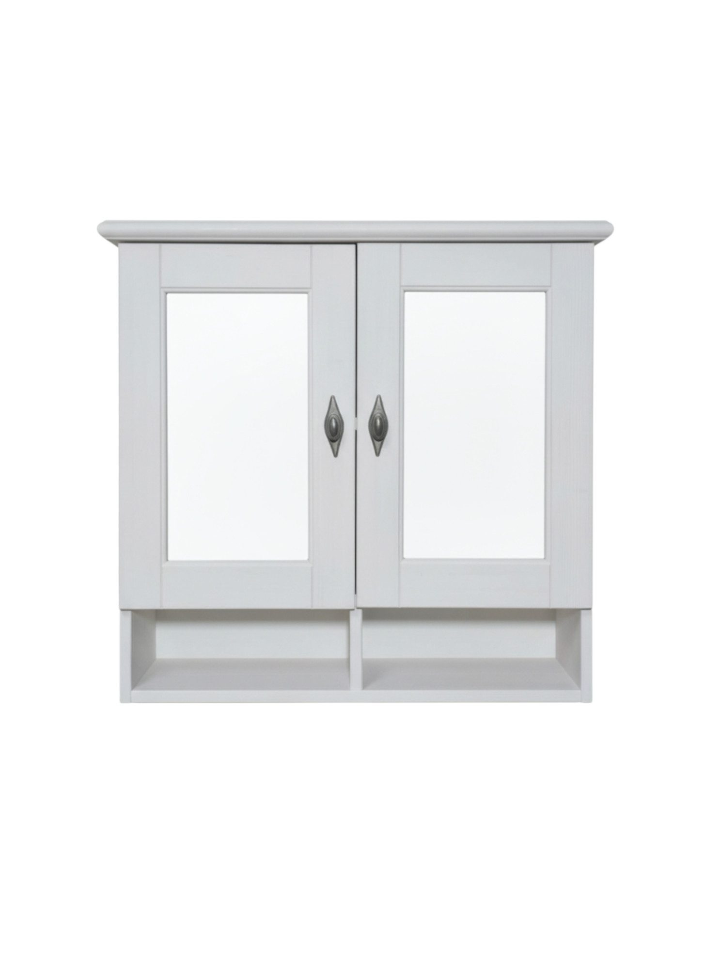 OTTO home Badezimmerspiegelschrank Rauna aus massiver Kiefer, Breite 64 cm, mit Spiegel, made in EU